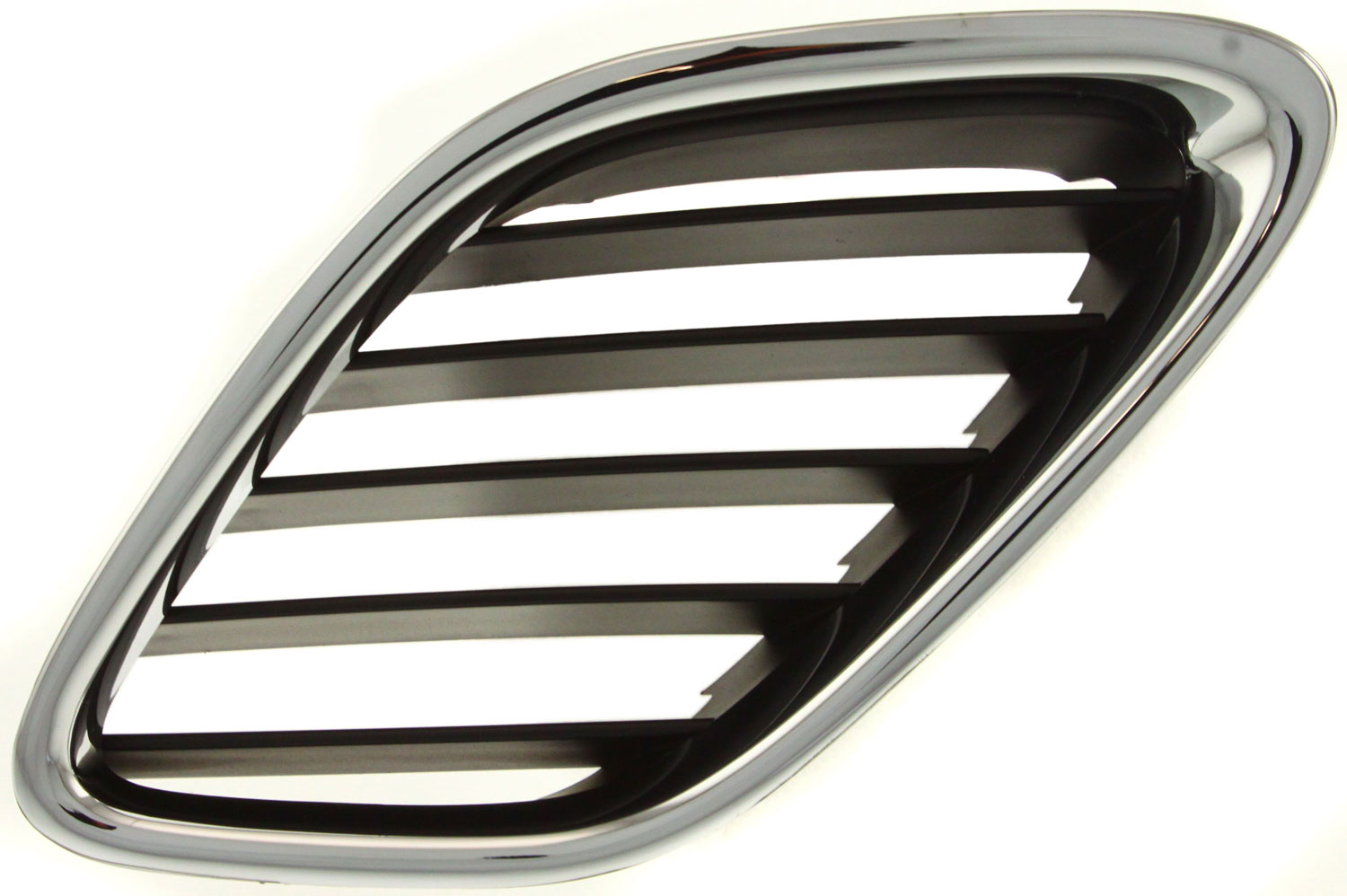 AM SAAB 9-3-03-07 GRILLE LH Chrome Shell Painted Black Insert Convertible Sedan Wagon SKU ARBS070302 Partslink SB1200104 OEM 12797997