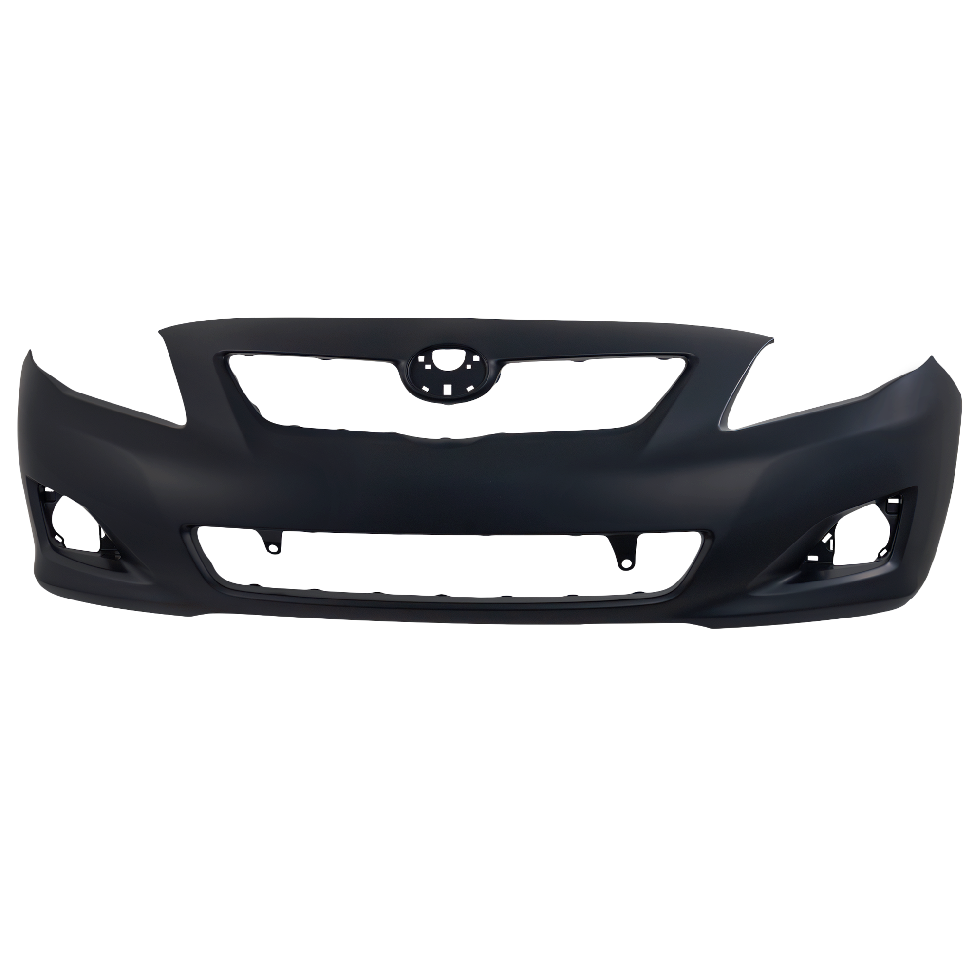 AM COROLLA 09-10 FRONT BUMPER COVER Primed w o Spoiler Holes Japan North America Exc. S XRS Mdls Built CAPA SKU ARBT010305PQ Partslink TO1000343C OEM 5211902990