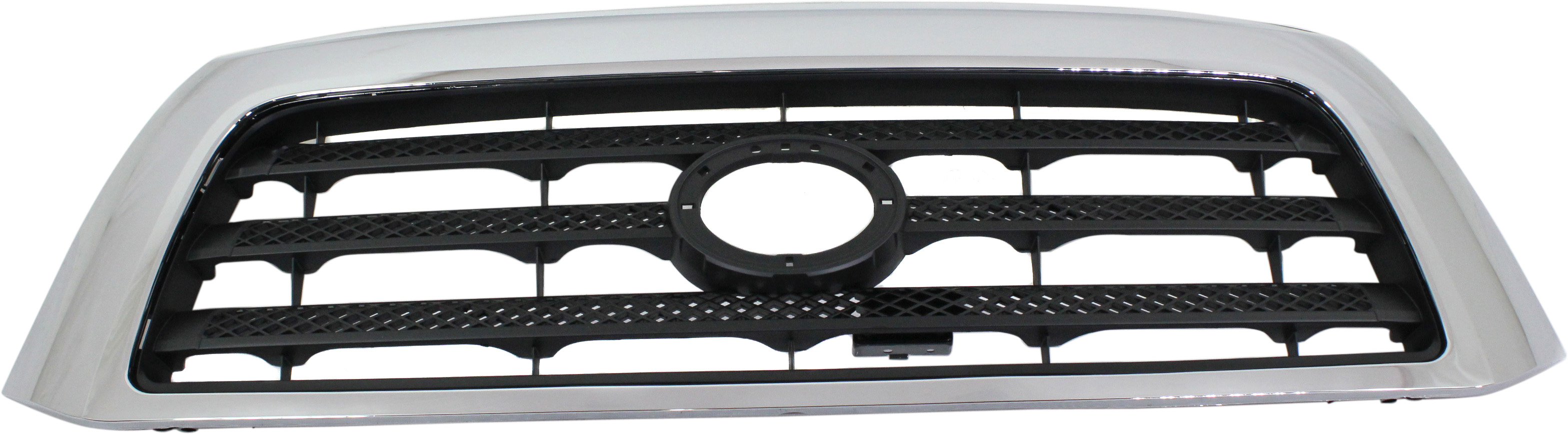 AM TUNDRA 07-09 GRILLE Chrome Shell Painted Black Insert w o Sport Pkg SR5 Model SKU ARBT070102 Partslink TO1200301 OEM 531000C160