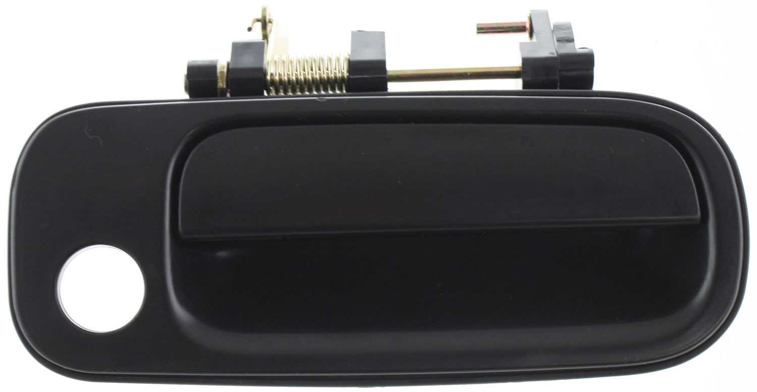 AM CAMRY 92-96 FRONT EXTERIOR DOOR HANDLE RH Smooth Black w Keyhole SKU ARBT462101 OEM 6921033010-6921032091C1