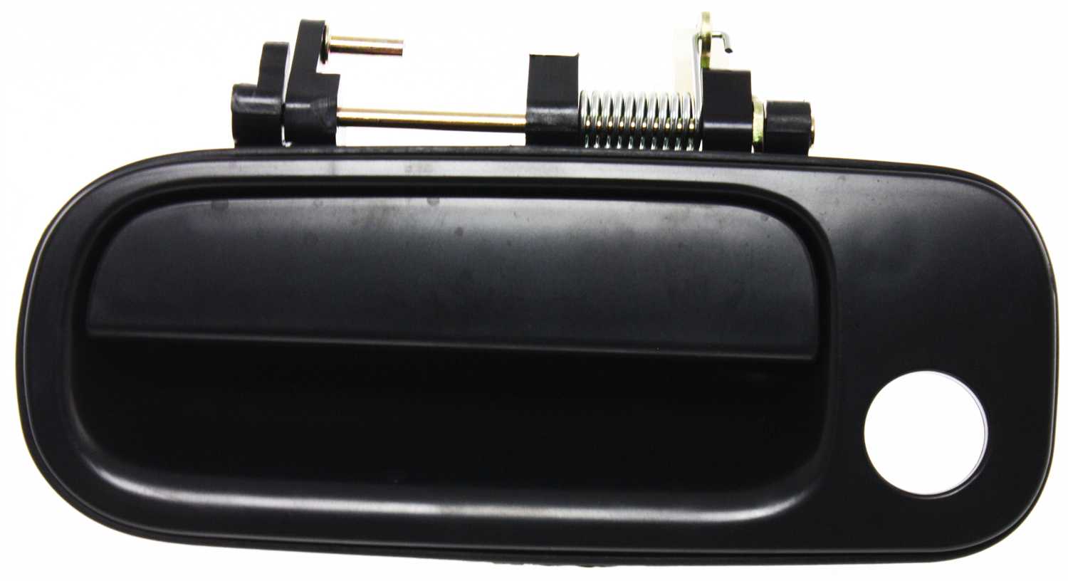 AM CAMRY 92-96 FRONT EXTERIOR DOOR HANDLE LH Smooth Black w Keyhole SKU ARBT462102 Partslink TO1310101 TO1310109 OEM 6922033020-6922033011C1
