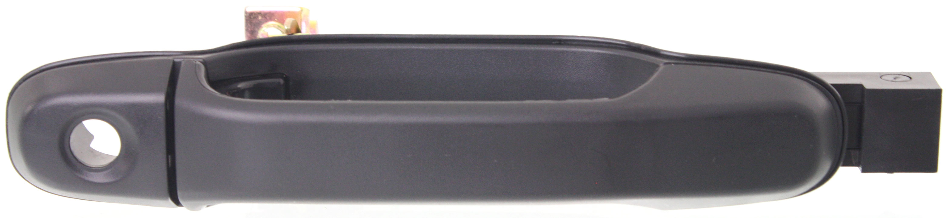 AM PREVIA 91-97 FRONT EXTERIOR DOOR HANDLE LH Textured Black w Keyhole Plastic SKU ARBT462132 Partslink TO1310119 OEM 6922095D00