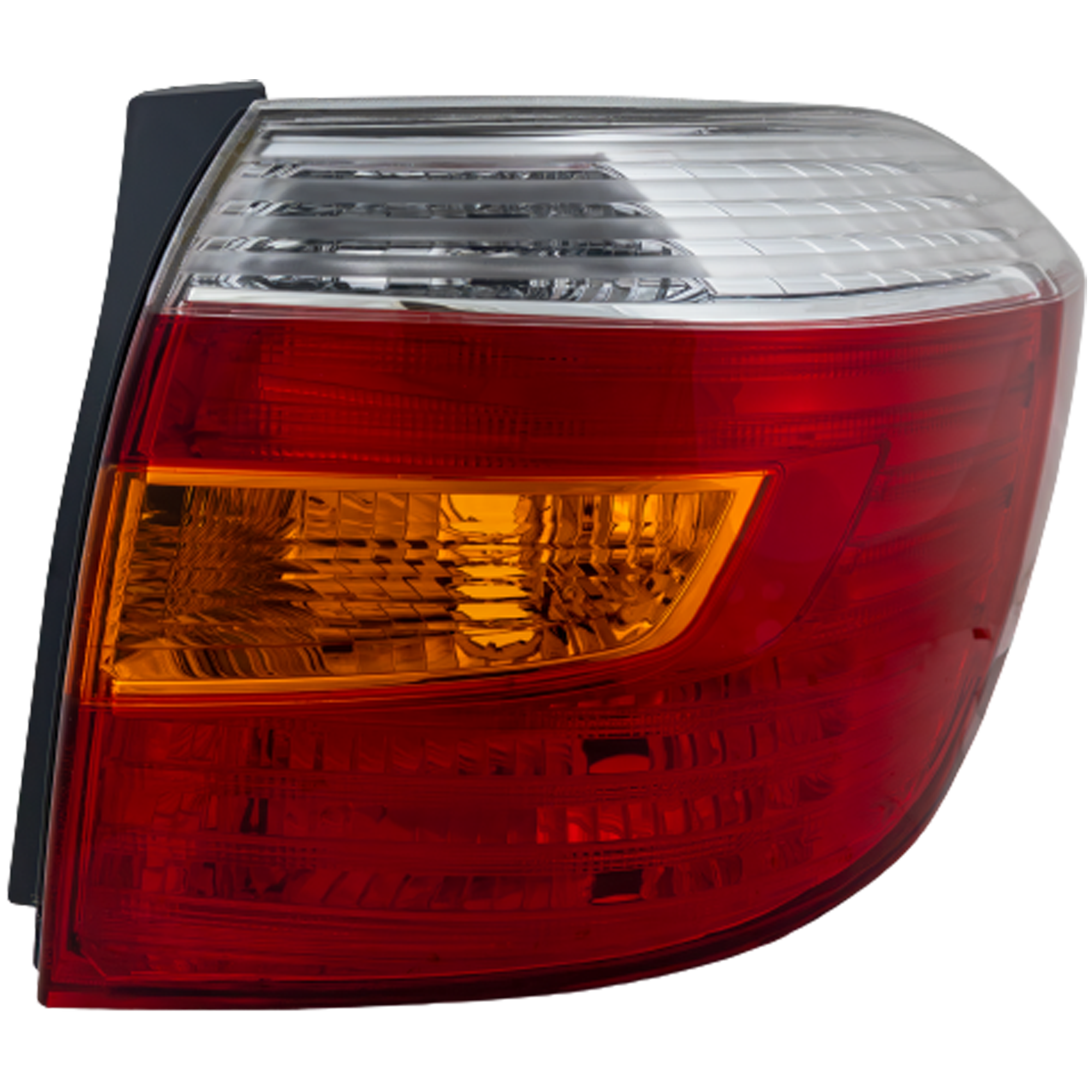 AM HIGHLANDER 08-10 TAIL LAMP RH Lens and Housing Amber Clear Red Lens Base Limited SE Models Japan Built Vehicle SKU ARBT730115 Partslink TO2801173 OEM 8155148160