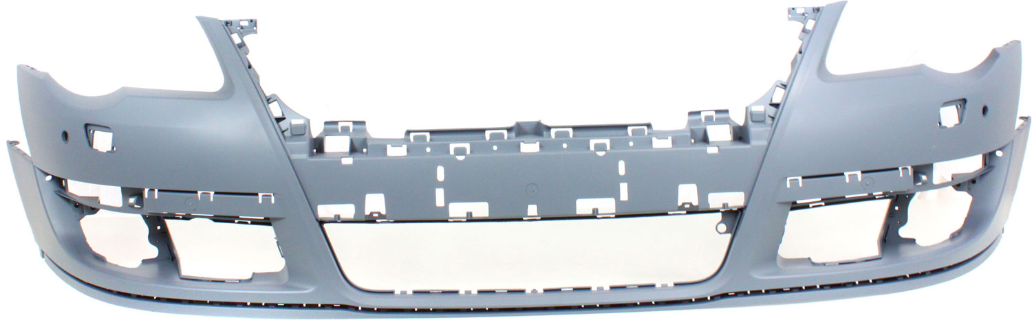 AM PASSAT 06-10 FRONT BUMPER COVER Primed w o HLW Holes w Parking Aid Sensor Holes SKU ARBV010304P Partslink VW1000163 OEM 3C0807217RGRU
