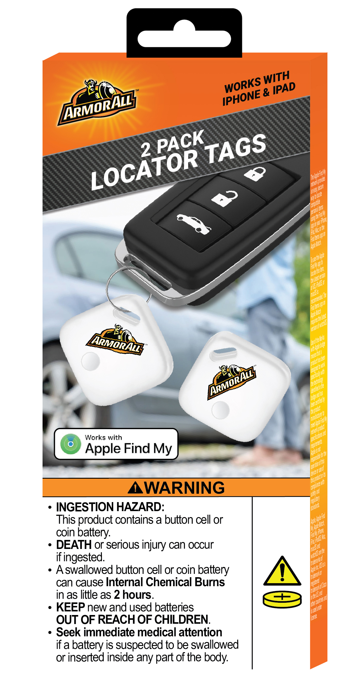 AM Locator Tag SKU ARLATR21000WHT