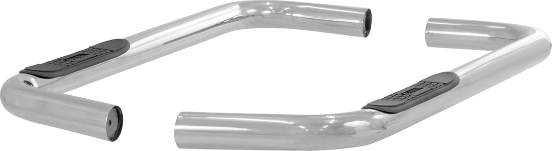 AM ARIES SIDE BARS STAINLESS STEEL POLISHED SET OF 2-3 in. diameter Includes four non skid mold SKU ARS203035-2