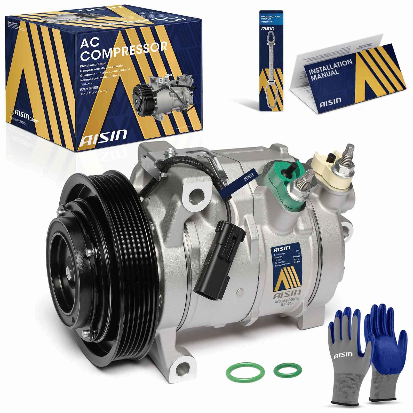 AM A C Compressor SKU ASCACCAZ00018 OEM 68021835AB 68021835AC 68021835