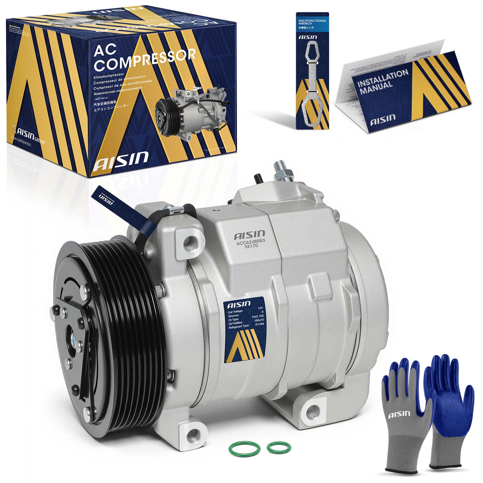 AM A C Compressor SKU ASCACCAZ00053 OEM 55111444AB RL111444AB RL11144A