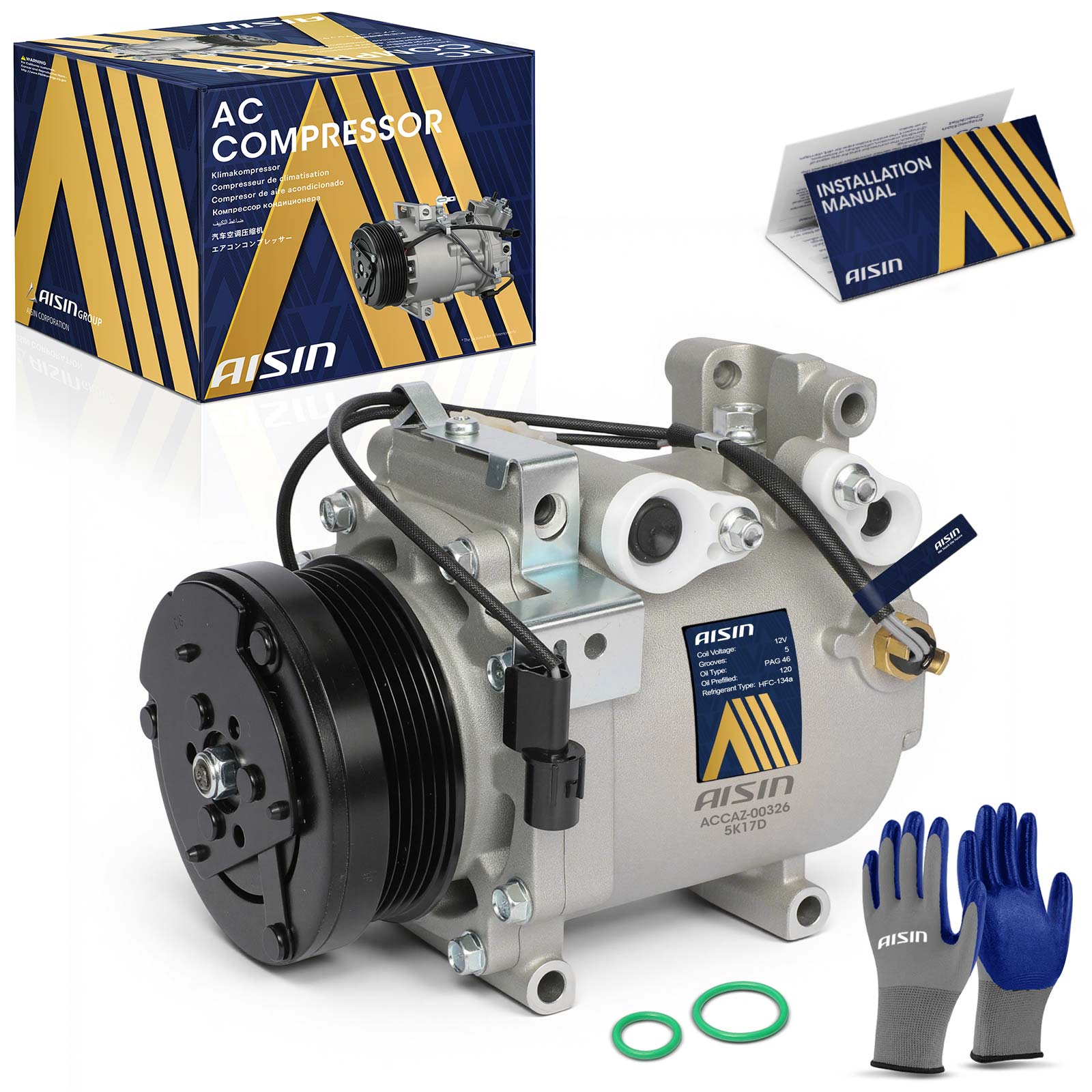AM A C Compressor SKU ASCACCAZ00326 OEM 7813A040 MR500250 MR500324-210