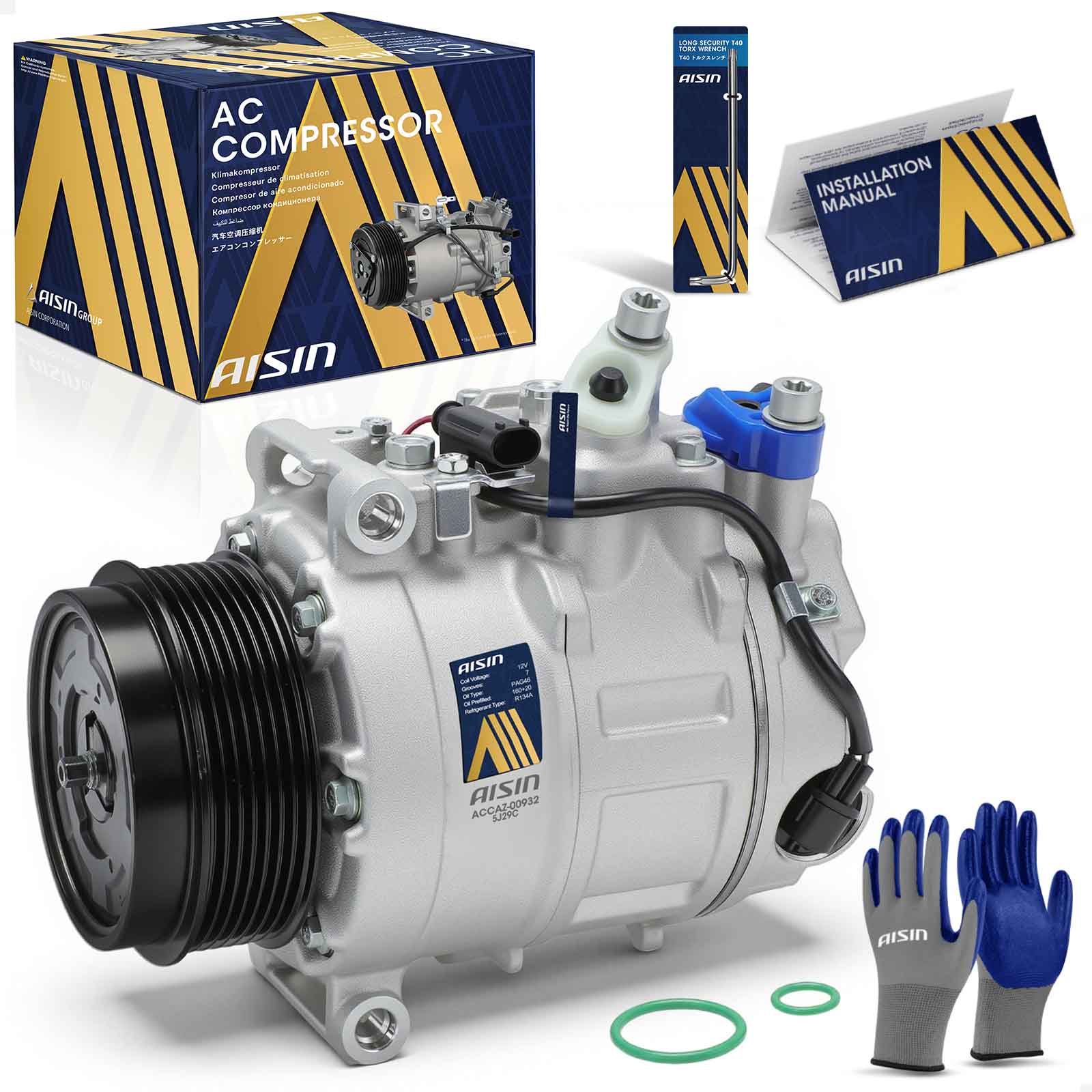 AM A C Compressor SKU ASCACCAZ00932 OEM 12303211-68012247AA 68013347AA