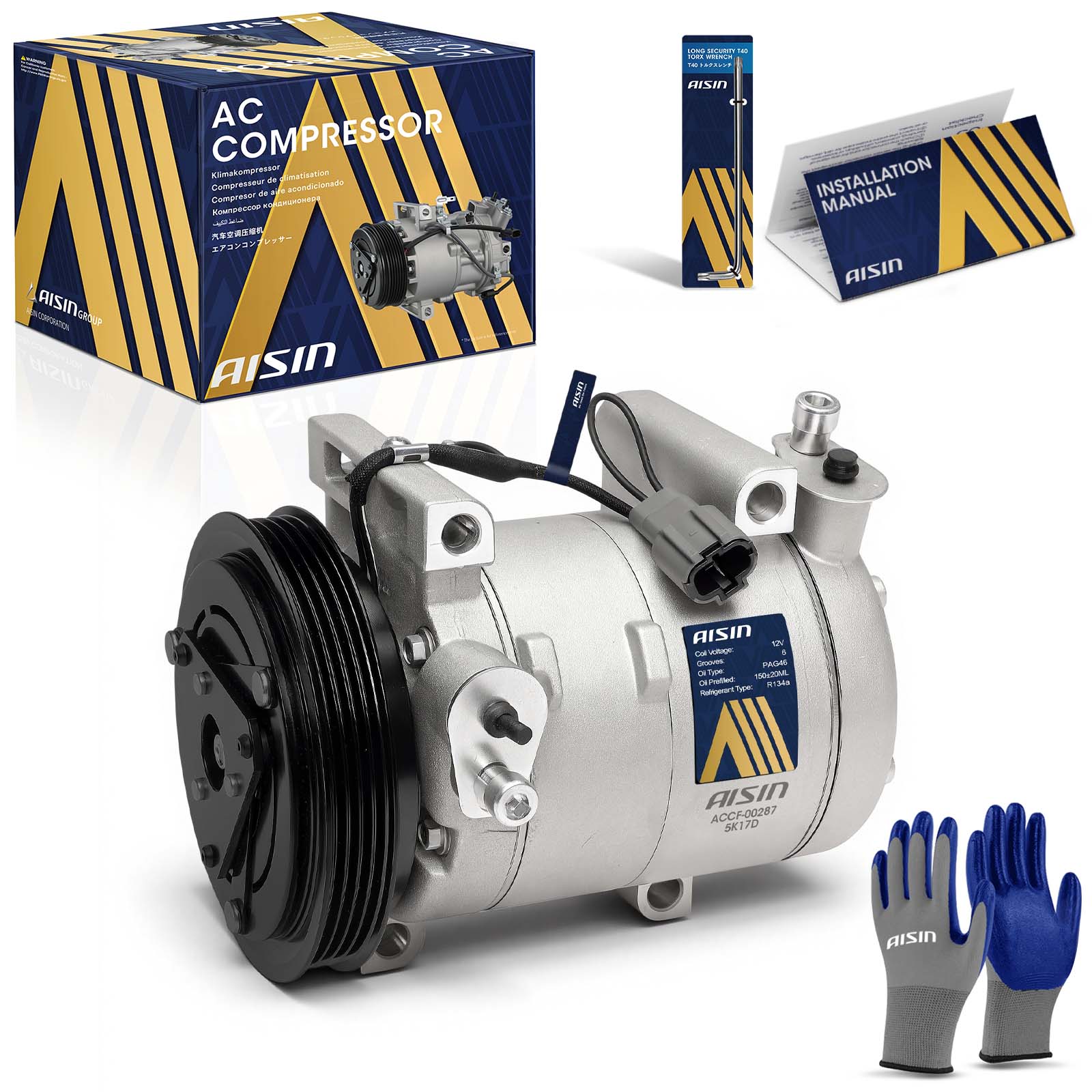 AM A C Compressor SKU ASCACCF00287 OEM 73111FA000-73111FA133-73111FA1