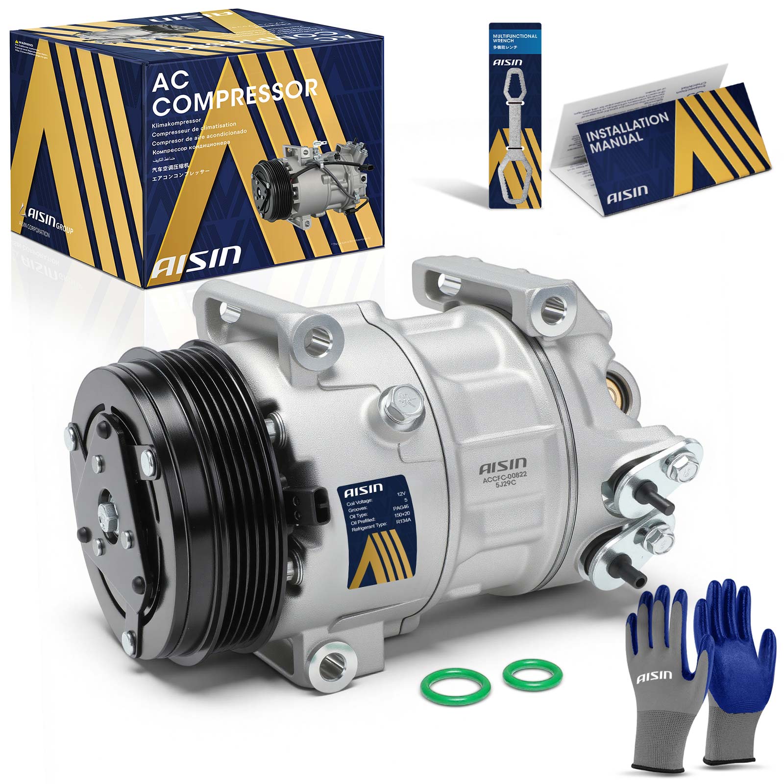 AM A C Compressor SKU ASCACCFC00822 OEM 68282233AA
