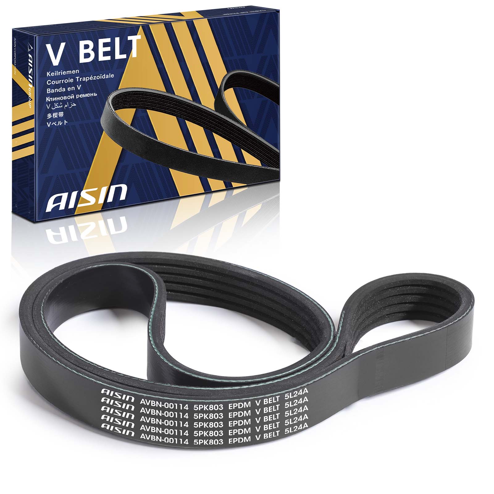 AM Serpentine Belt SKU ASCAVBN00114 OEM 117204S100-5750C7-5750R1-5750T