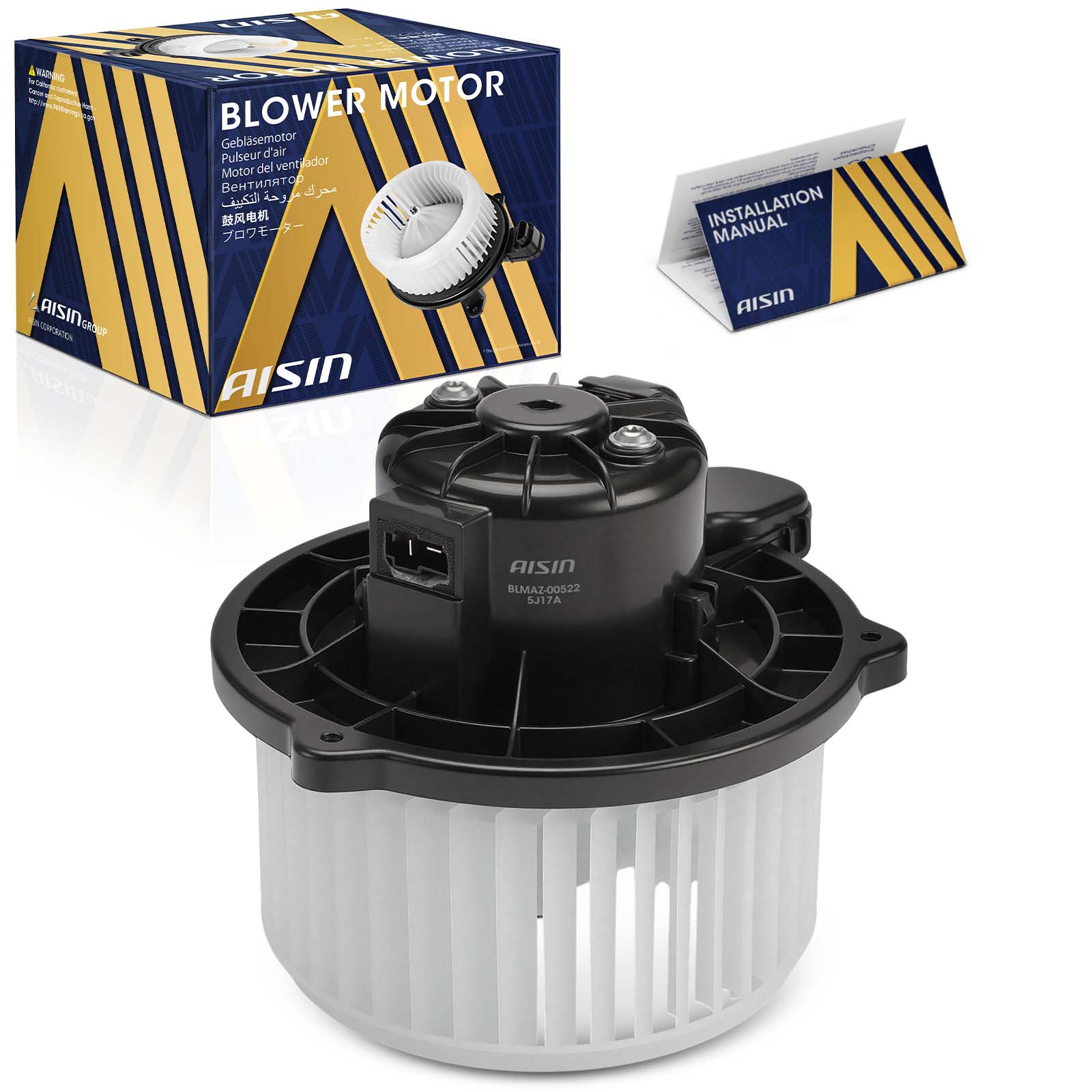 AM Blower Motor SKU ASCBLMAZ00522 OEM 97113H8000-97113K4000-97113Q50