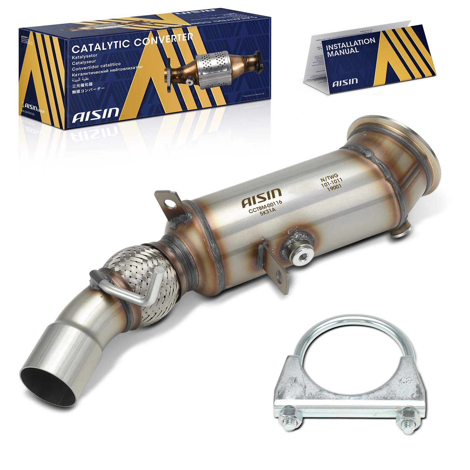 AM Catalytic Converter SKU ASCCCTBM00116 OEM 17546