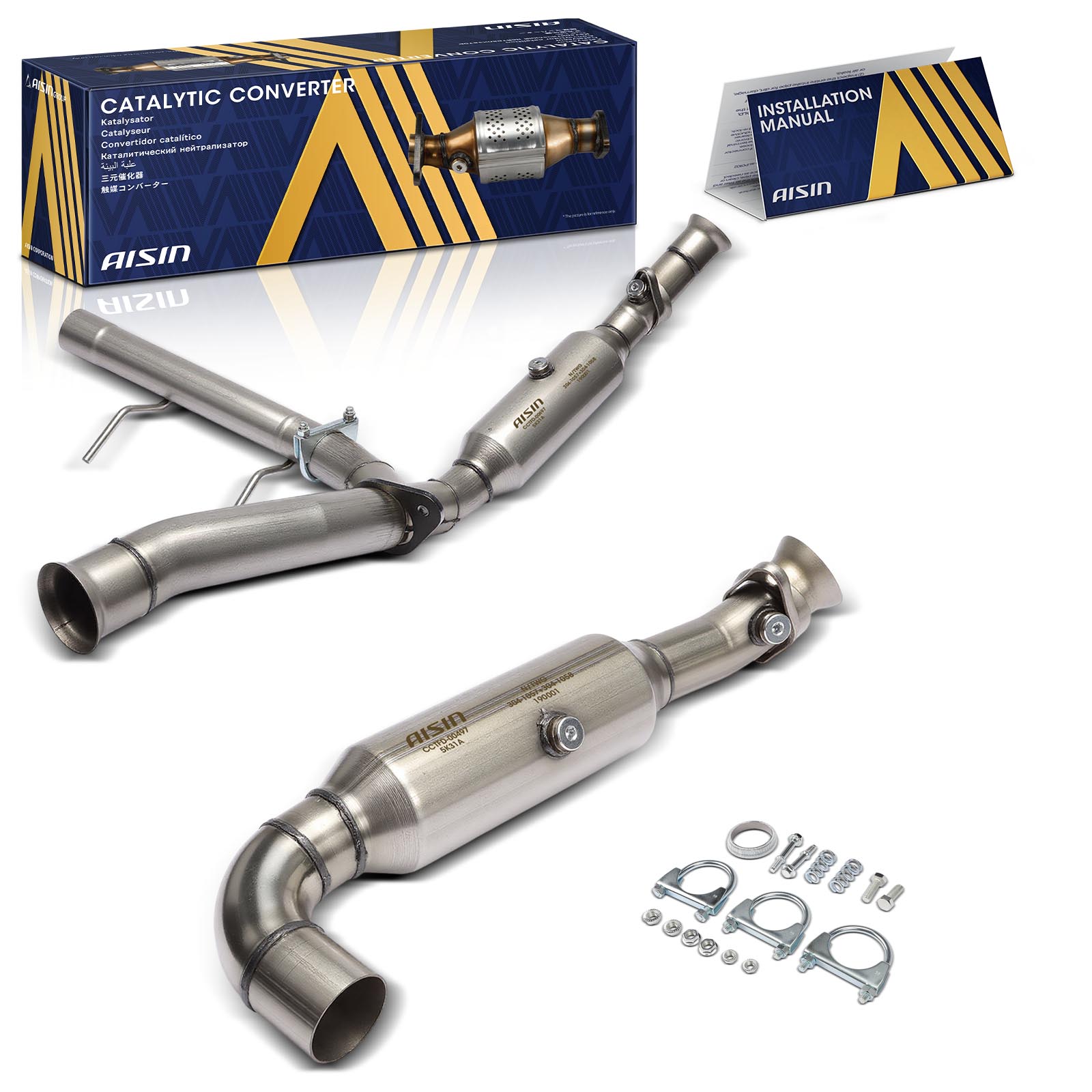 AM Catalytic Converter SKU ASCCCTFD00497 OEM 645165-645166-645147