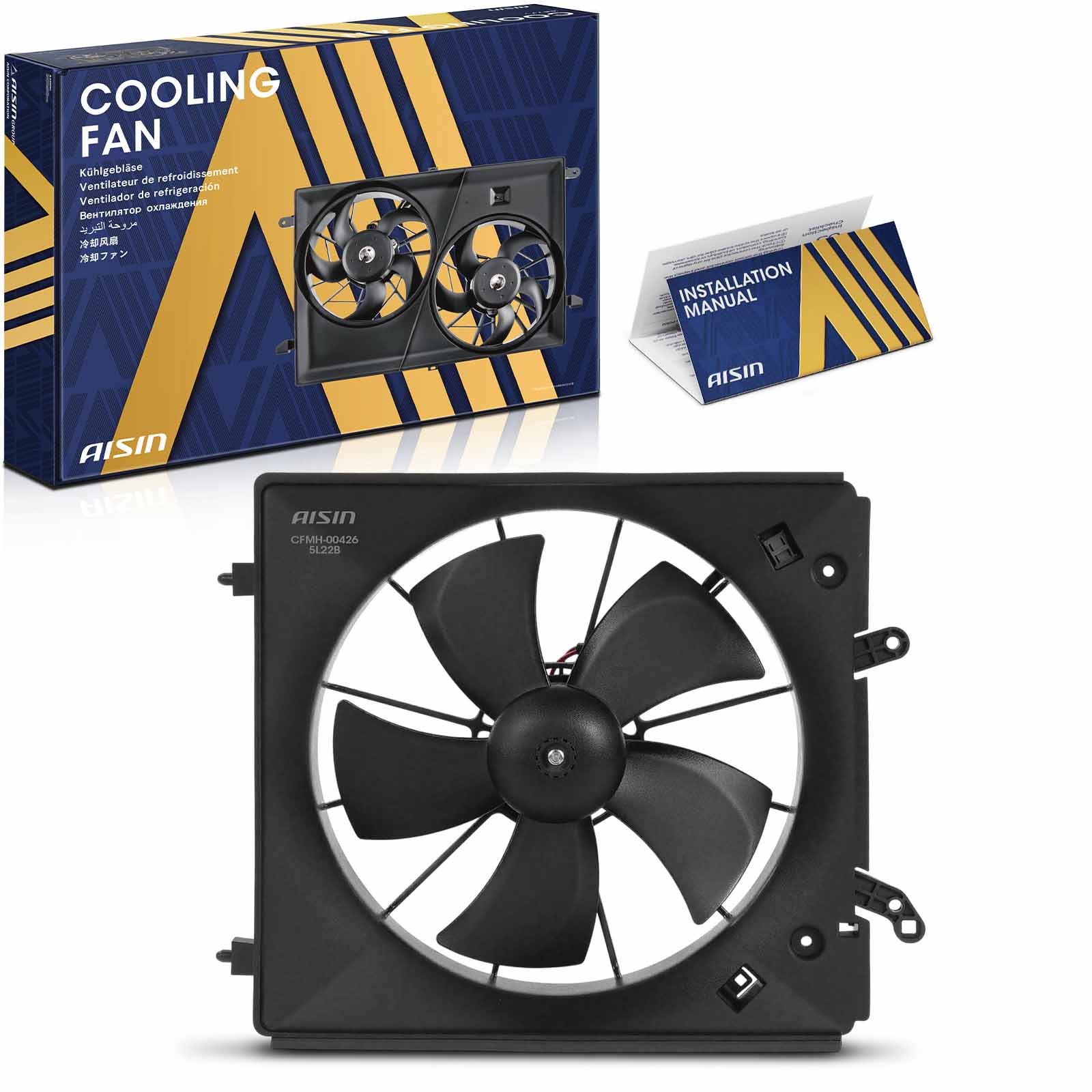 AM Cooling Fan Assembly SKU ASCCFMH00426 OEM 19015P8CA01-19020P8CA01-19030P