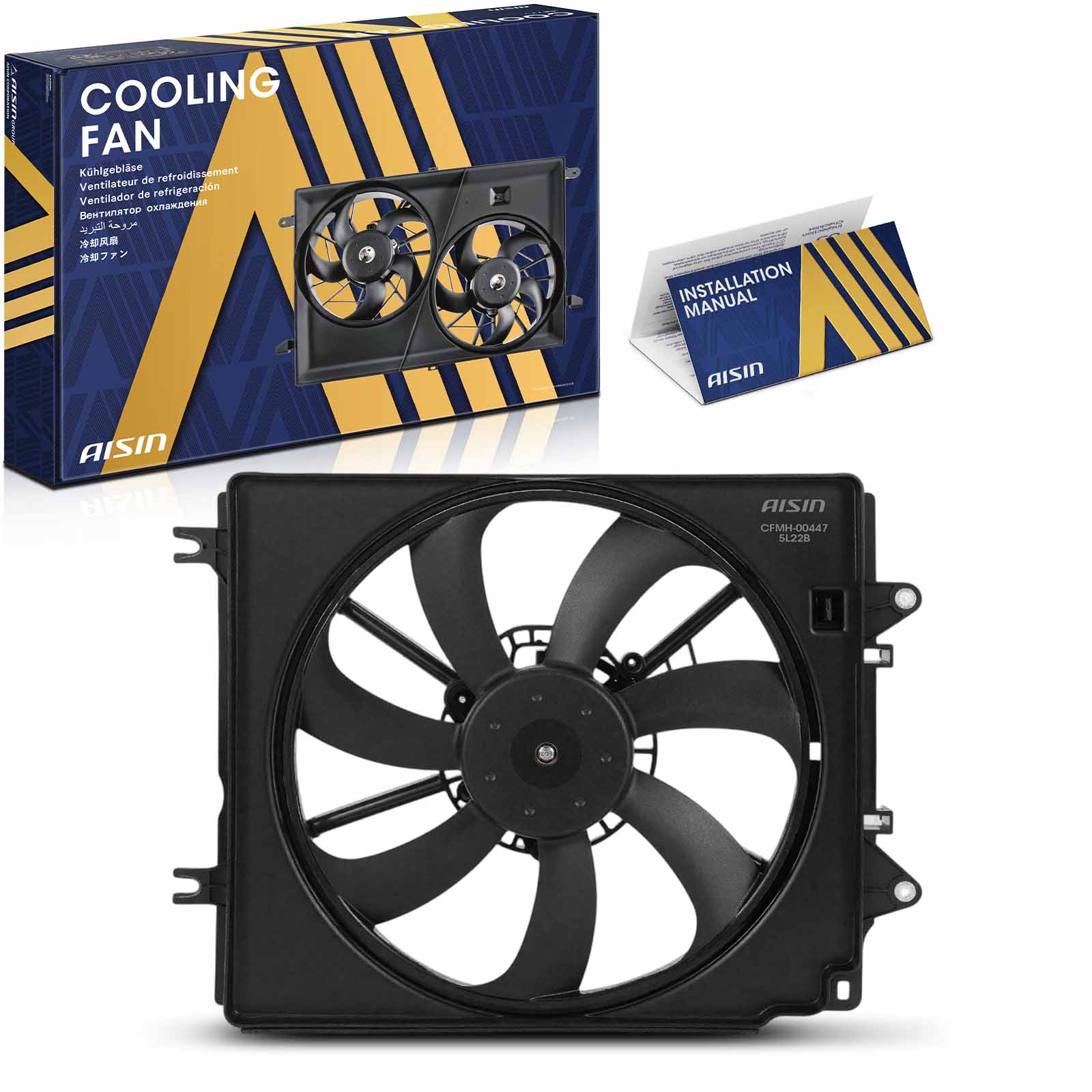 AM Cooling Fan Assembly SKU ASCCFMH00447 OEM 386115PAA01-386115SJ003-386155