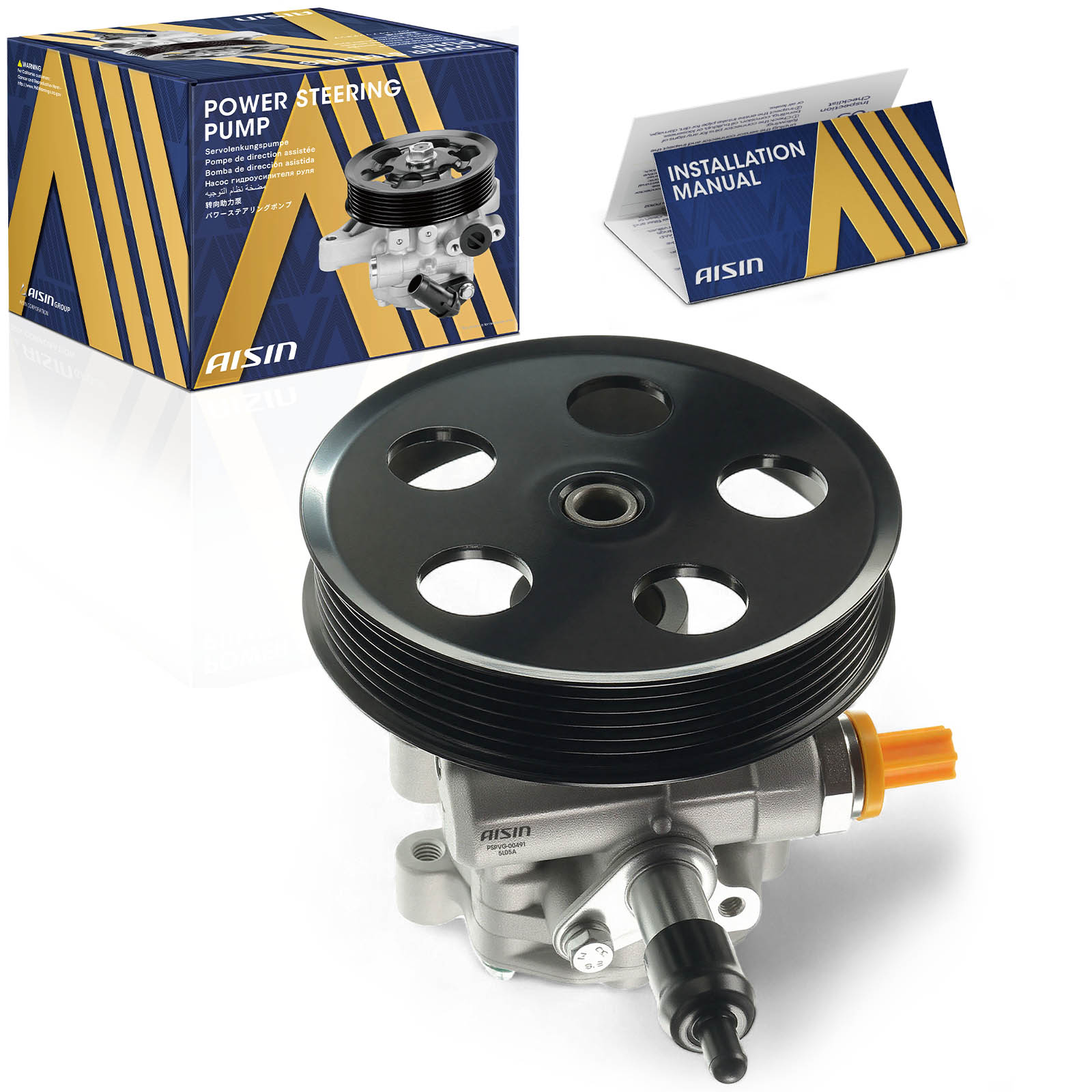 AM Power Steering Pump SKU ASCPSPVG00491 OEM 8E0145153D 8E0145153J