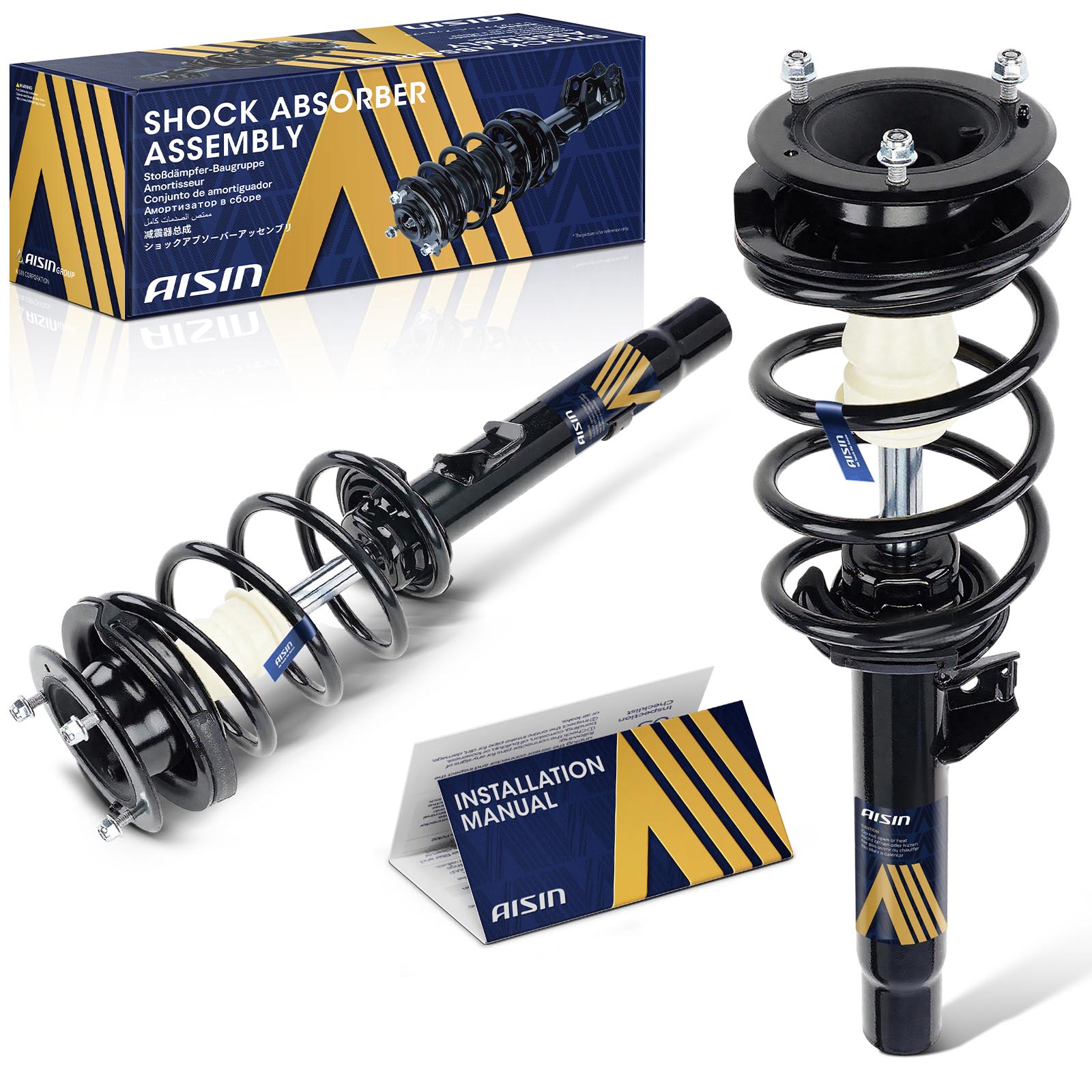 AM Shock Absorber and Strut Assembly SKU ASCSAKBM00114 OEM 31316782857-31316784975-313167