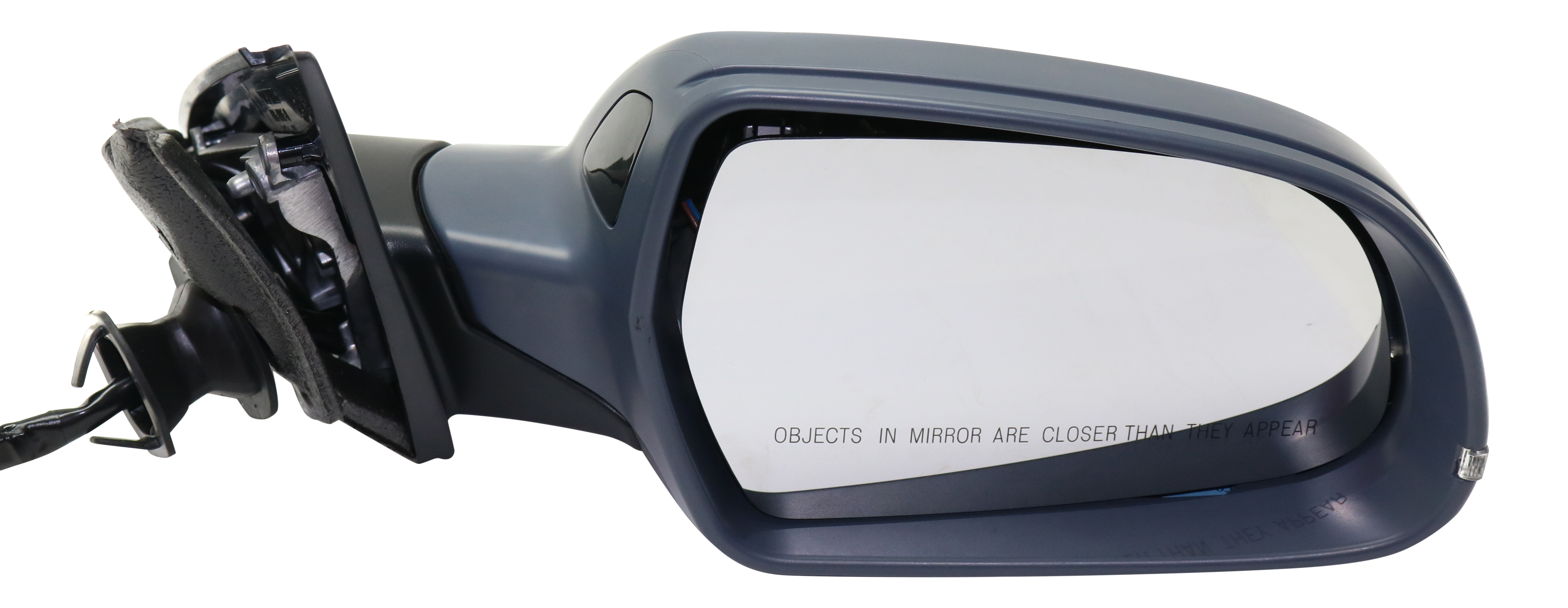 AM A4 S4-12-16 MIRROR RH Power Power Folding Heated Paintable w Signal Light No Auto dimming and Memory with Blind Spot Light in Housing Sedan Wagon SKU AU09ER S Partslink AU1321140 OEM 8K1857410AH01C PFM