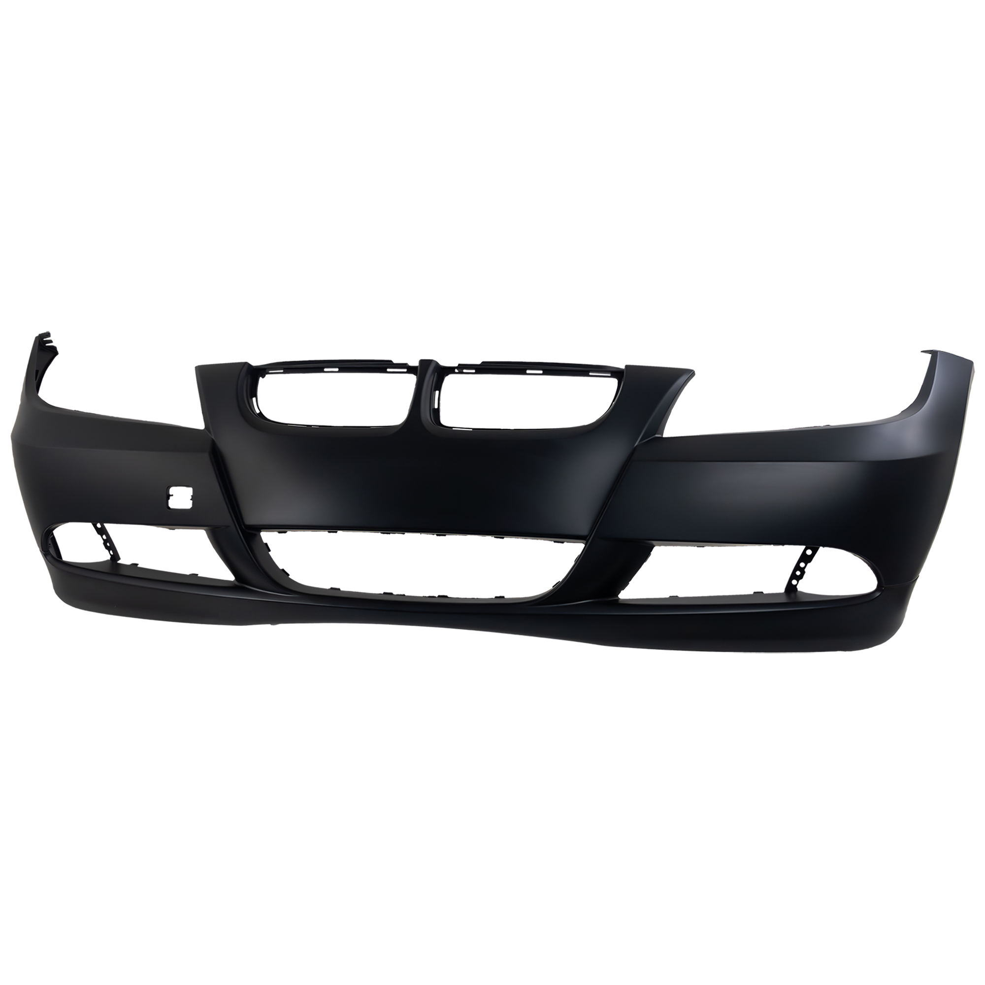 AM 3 SERIES 06-08 FRONT BUMPER COVER Primed w o HLW and PDC Sensor Holes Sedan Wagon SKU B010333P Partslink BM1000180 OEM 51117140859