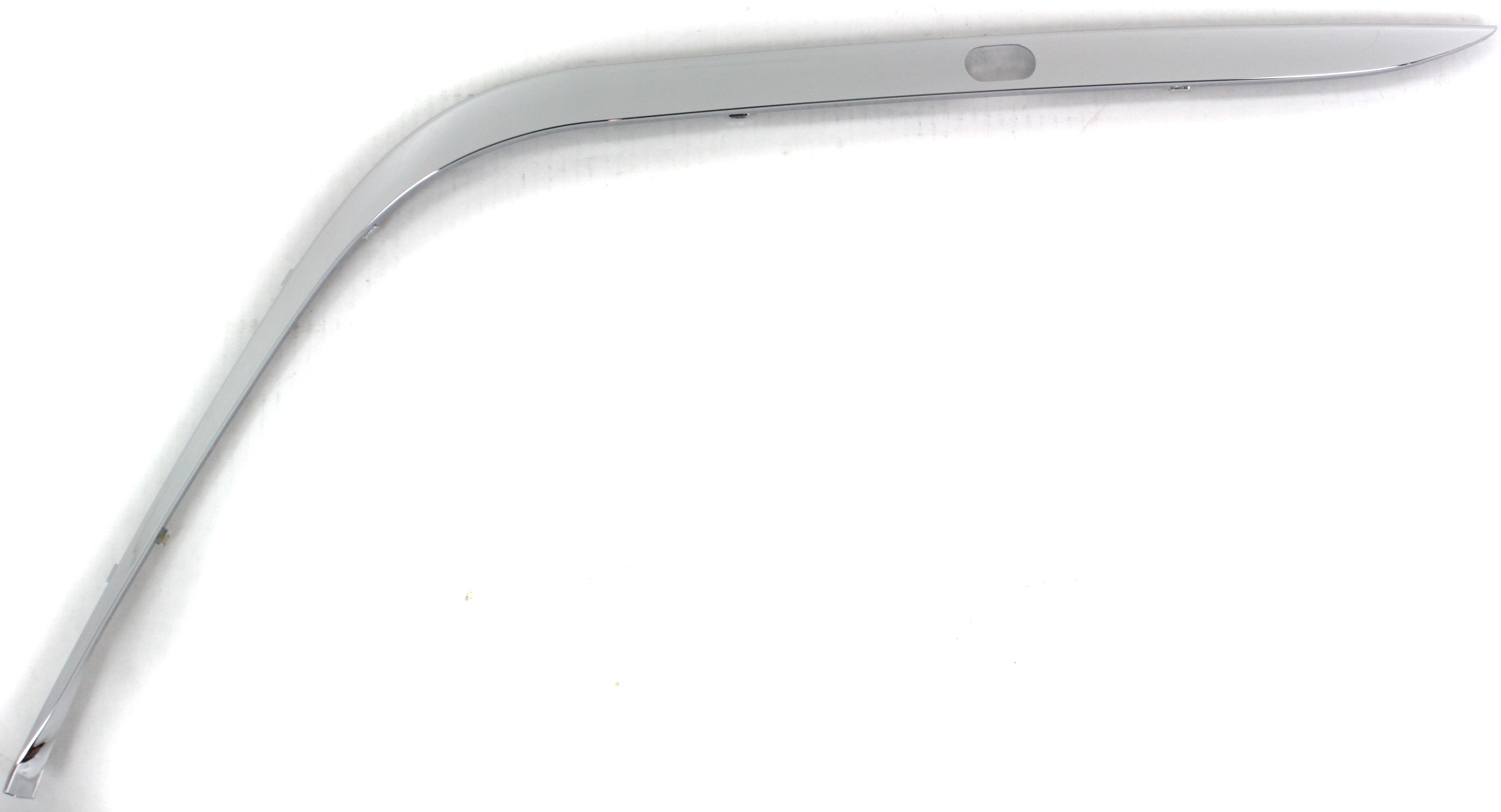 AM 7 SERIES 95-01 FRONT BUMPER MOLDING LH Outer Cover Chrome Plastic w Head lamp Washers SKU B016116 Partslink BM1046104 OEM 51118168105