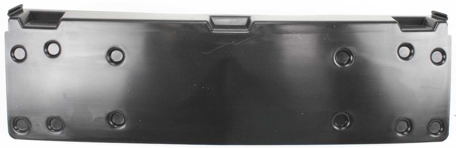 AM 5 SERIES 04-07 FRONT LICENSE PLATE BRACKET Black Sedan w o M Pkg SKU B017304 Partslink BM1068104 OEM 51117111743