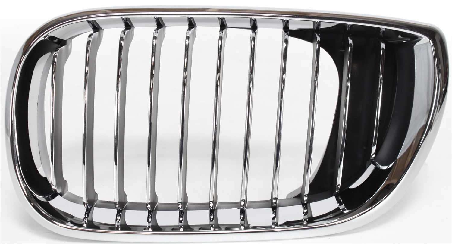 AM 3 SERIES 02-05 GRILLE LH Chrome Plastic Sedan Wagon SKU B070306 Partslink BM1200128 OEM 51137042961