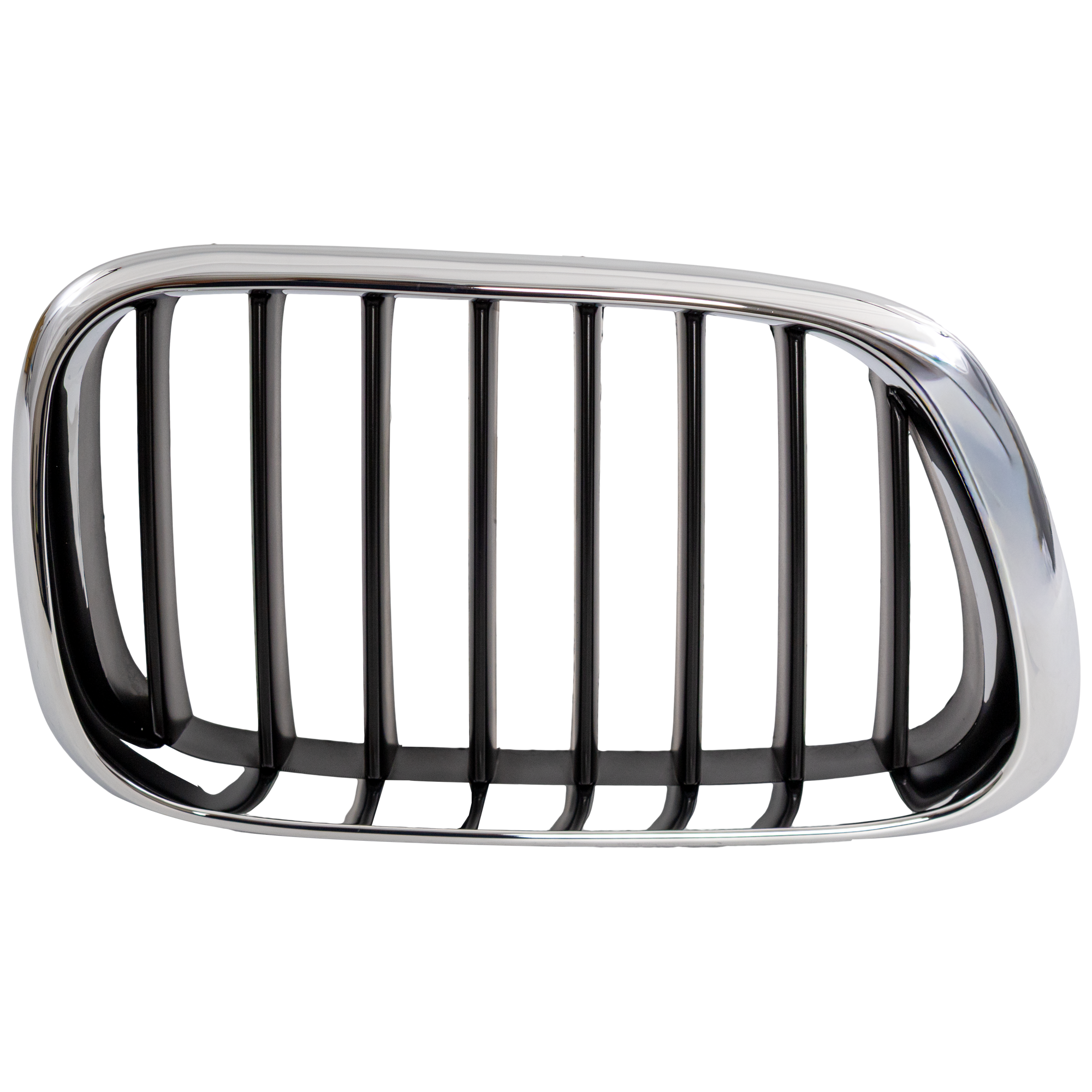 AM X5-00-03 GRILLE RH ABS Plastic Chrome Black SKU B070319 Partslink BM1200153 OEM 51138402646