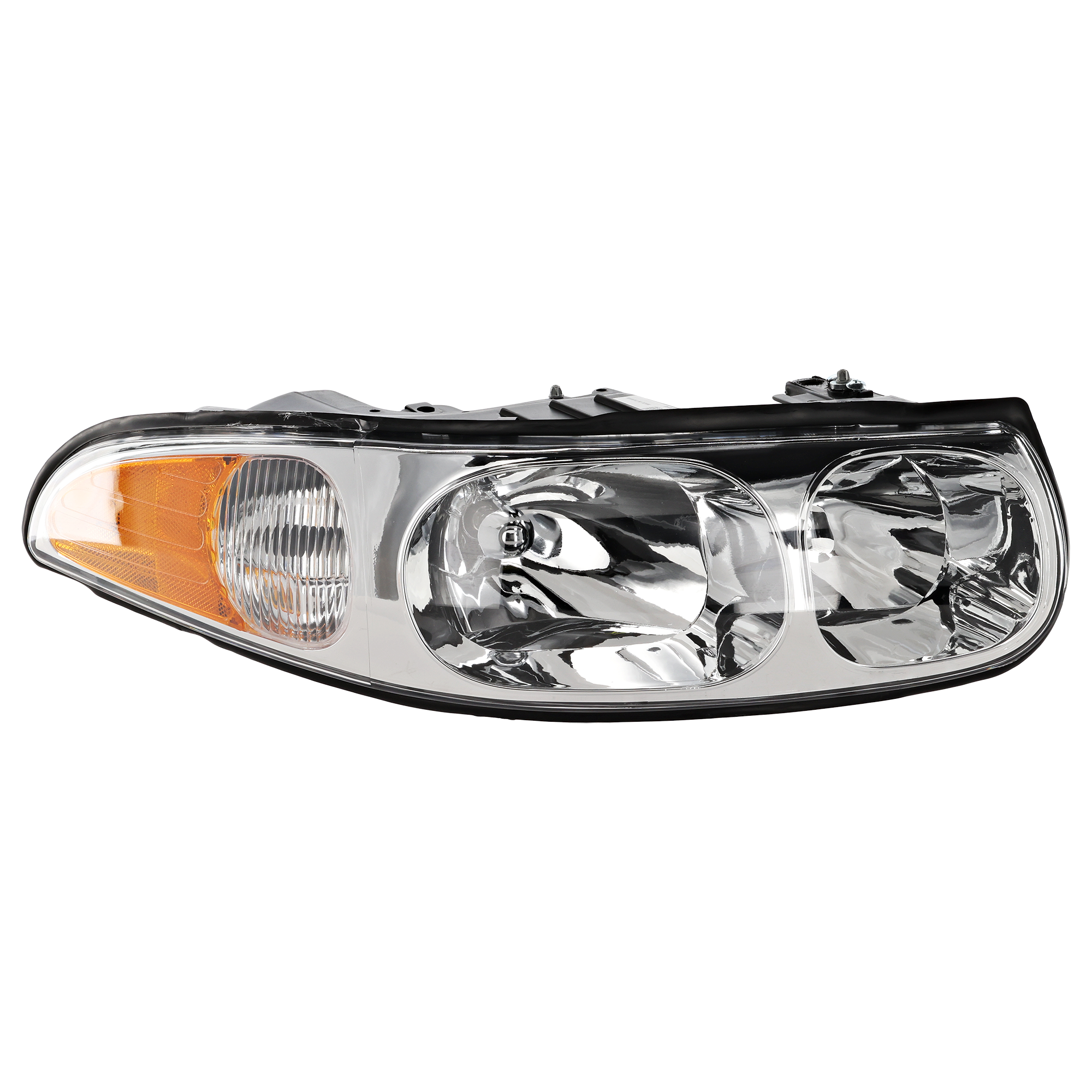 AM LESABRE 00-05 HEAD LAMP RH Assembly Halogen Custom Model Smooth High Beam Surface Excludes 2001-2004 LeSabre SKU B100103 Partslink GM2503204 OEM 19245368