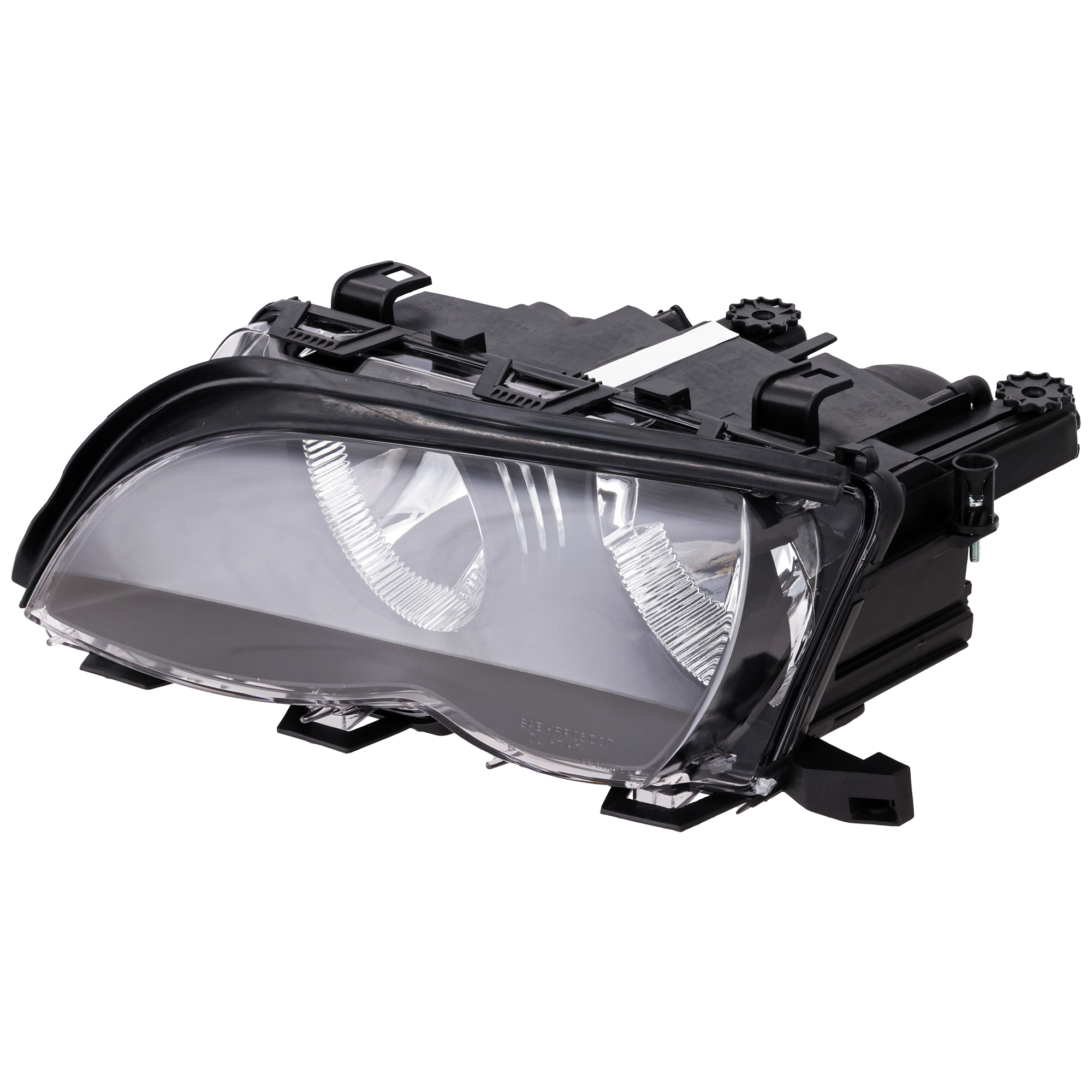 AM 3 SERIES 02-05 HEAD LAMP LH Assembly Halogen Black Interior Sedan Wagon SKU B100112 Partslink BM2502122 OEM 63127165771
