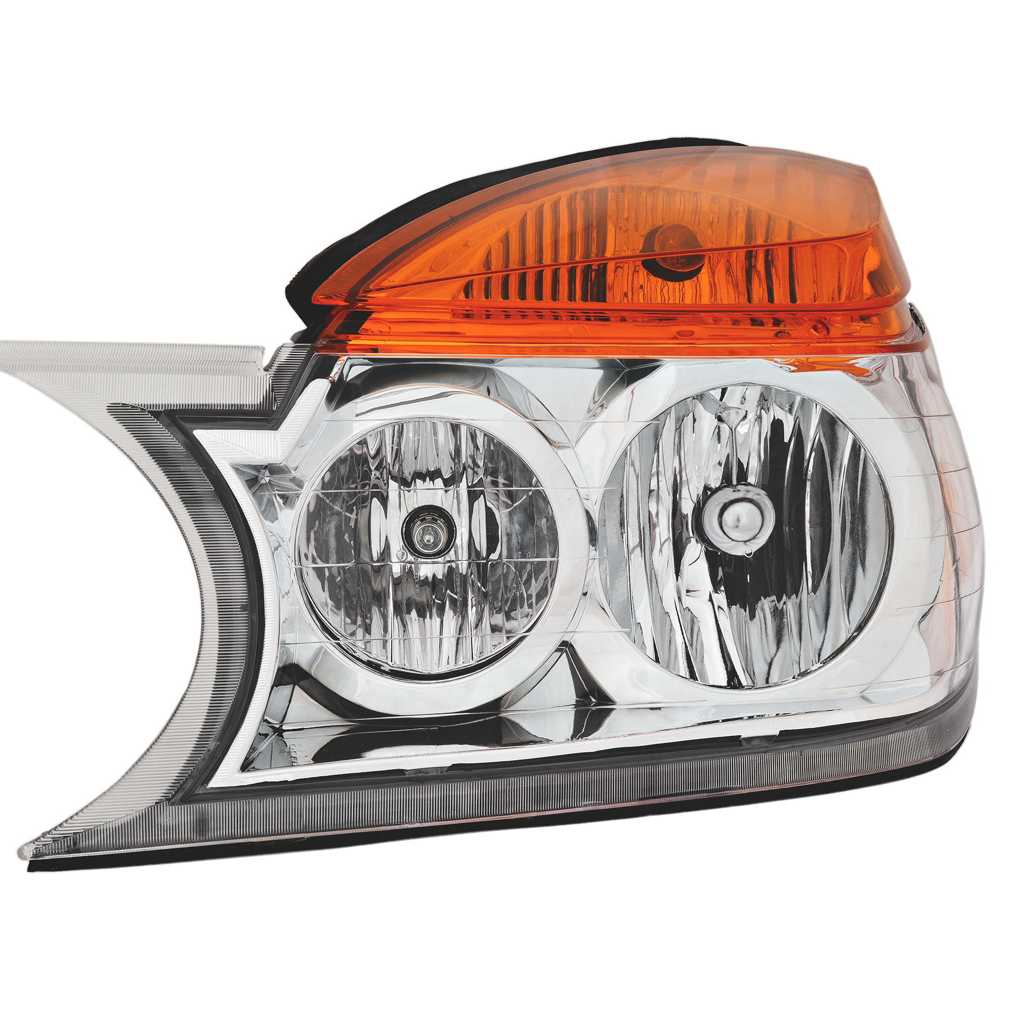 AM RENDEZVOUS 02-03 HEAD LAMP LH Assembly Halogen SKU B100118 Partslink GM2502226 OEM 12335569