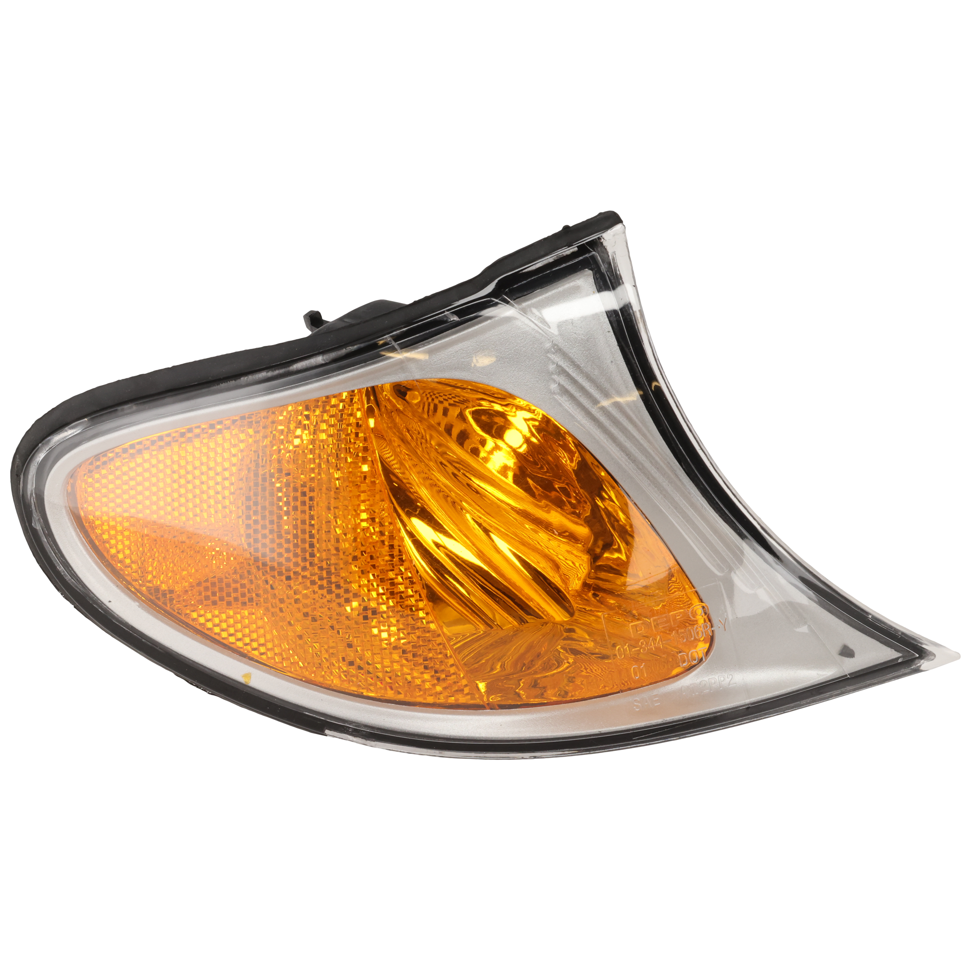 AM 3 SERIES 02-05 CORNER LAMP RH Assembly Halogen Sedan Wagon Titanium Surround Trim SKU B104103 Partslink BM2521110 OEM 63136915384
