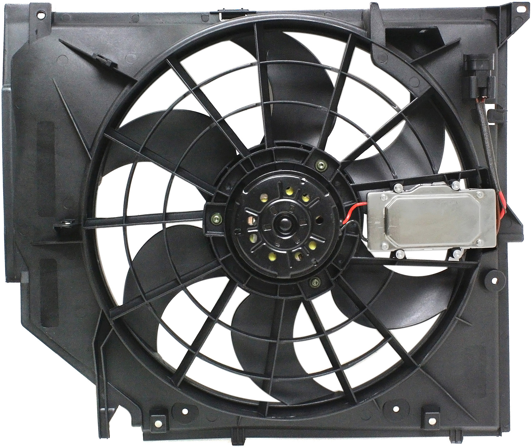 AM 3 SERIES 99-06 RADIATOR FAN ASSEMBLY E46 Body Man Trans w Control module SKU B160913 Partslink BM3115108 OEM 17117561757