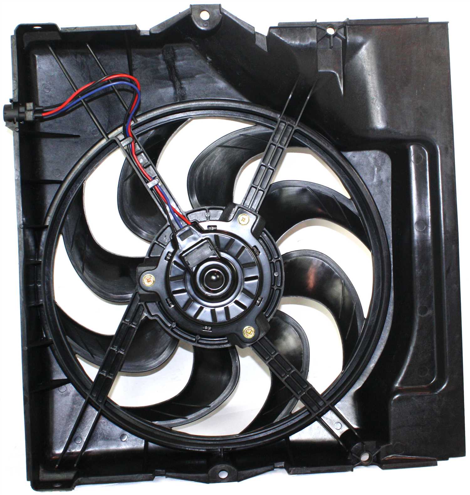 AM 3 SERIES 92-98 A C FAN SHROUD ASSEMBLY 4 Cyl 92-95-6 Cyl 93-99 SKU B190904 Partslink BM3113106 OEM 64508364093