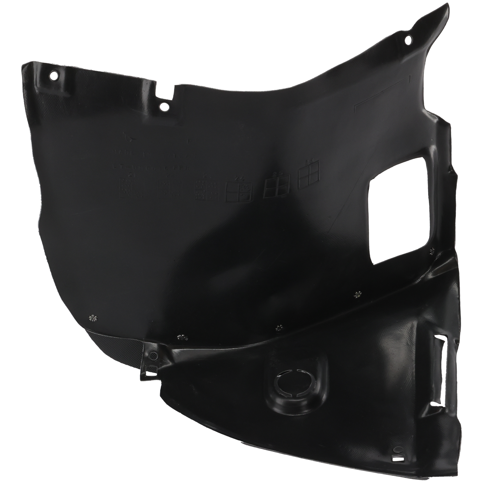 AM 3 SERIES 99-05 FRONT FENDER LINER RH Front Section RWD Sedan Wagon SKU B222125 Partslink BM1251106 OEM 51718193812