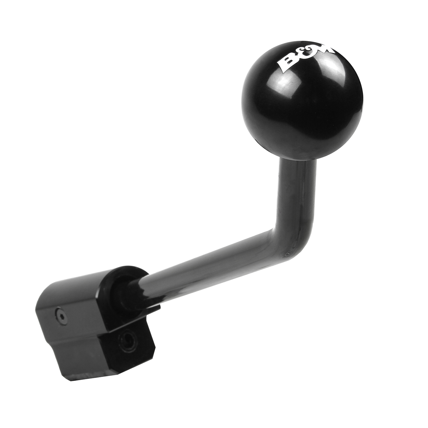 AM Transmission Lever 07-18 Jeep Wrangler Isolated 4340 Steel 3-8-16 Thread Round Knob Black W B M Logo Phenolic Lifetime Limited Warranty Lifetime Limited Warranty SKU B3246200