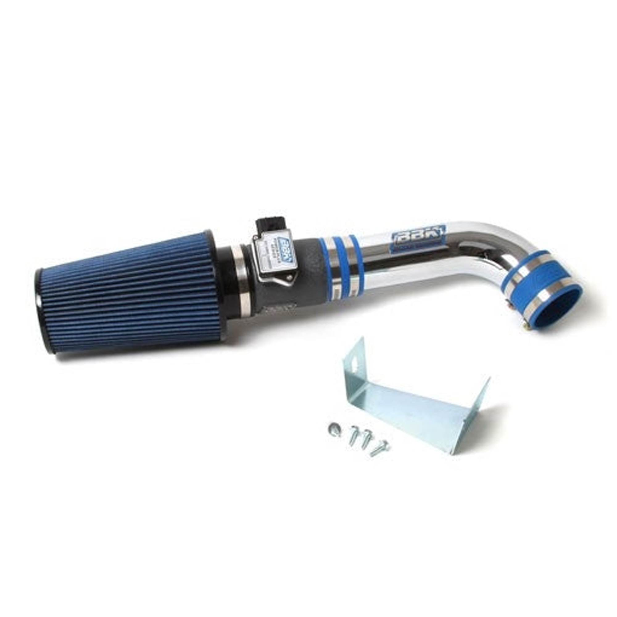 AM 86-93 FORD MUSTANG 5.0L COLD AIR INDUCTION INTAKE SYSTEM NON FENDERWELL CHROME EO# D 245-14 SKU B451556