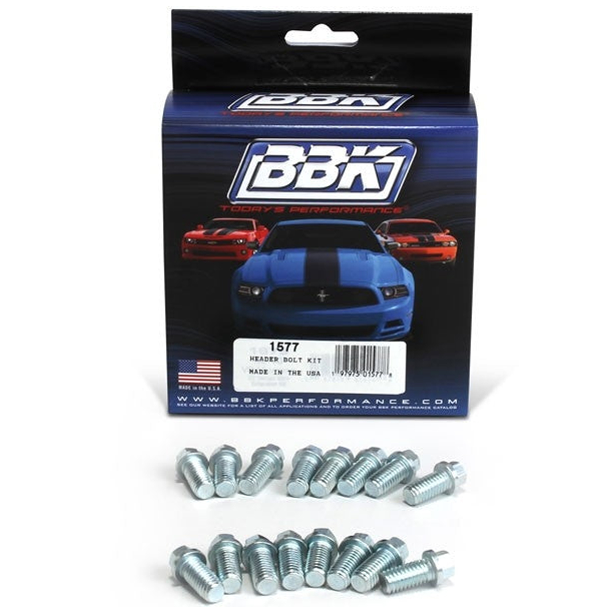 AM HEADER BOLT KIT FORD 3-8� 16 PCS SKU B451577