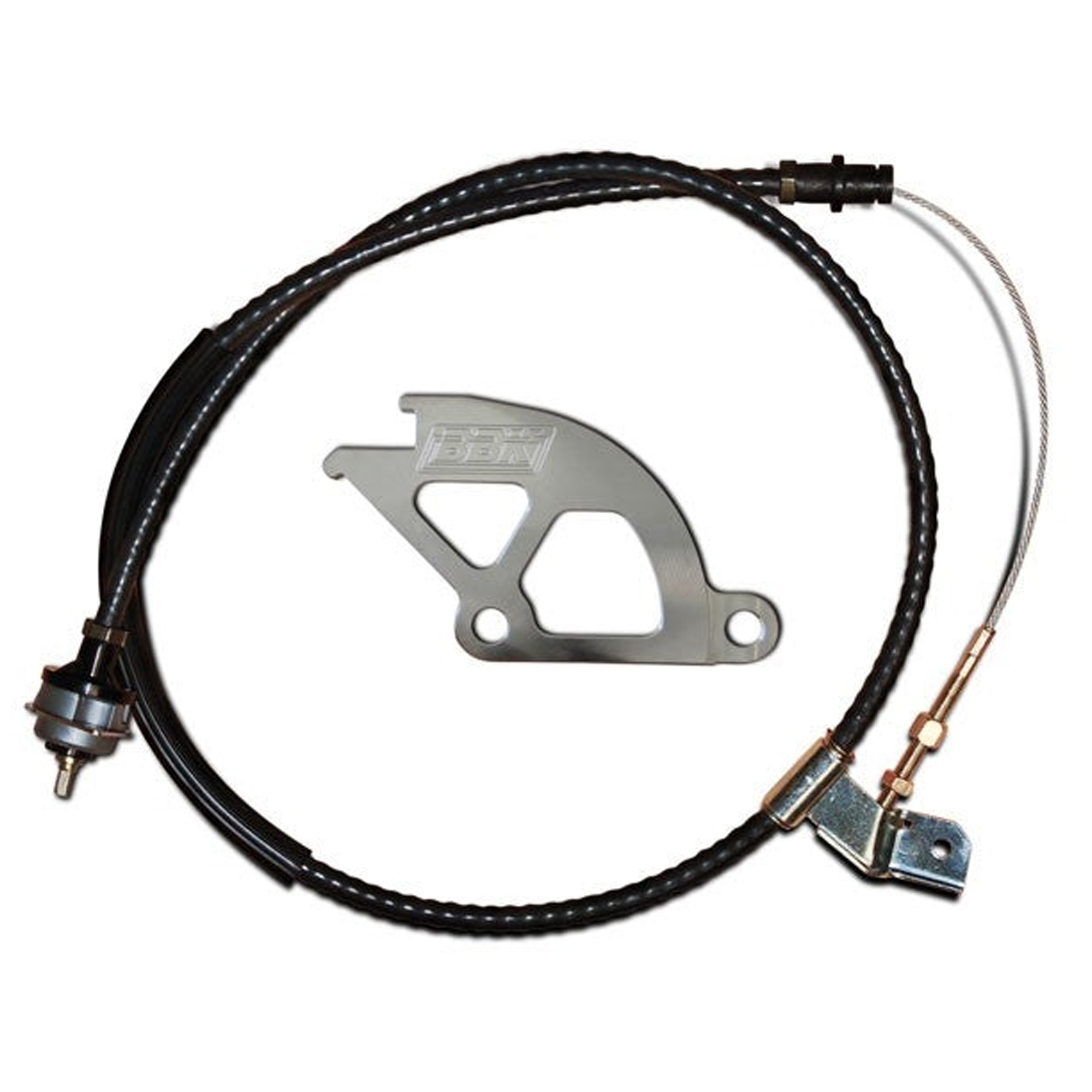 AM 96-04 FORD MUSTANG GT COBRA ADJUSTABLE CLUTCH CABLE ALUMINUM QUADRANT KIT SKU B451609