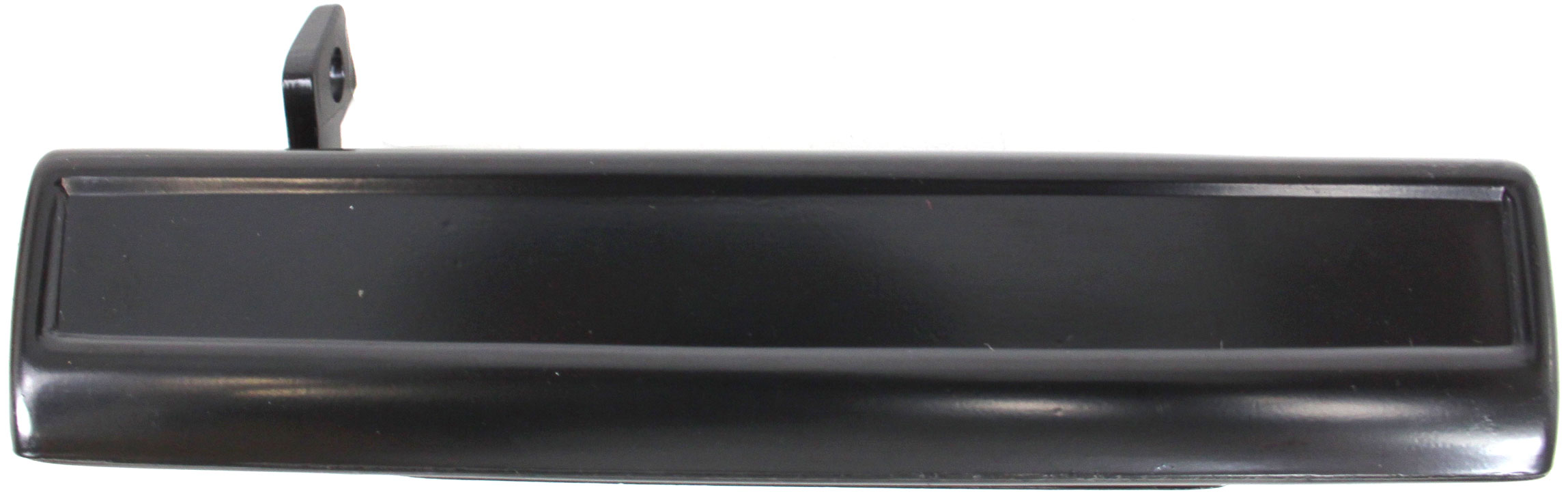 AM CENTURY 82-96 FRONT EXTERIOR DOOR HANDLE RH Smooth Black Metal w o Keyhole =REAR SKU B462123 Partslink GM1311126 OEM 20332646