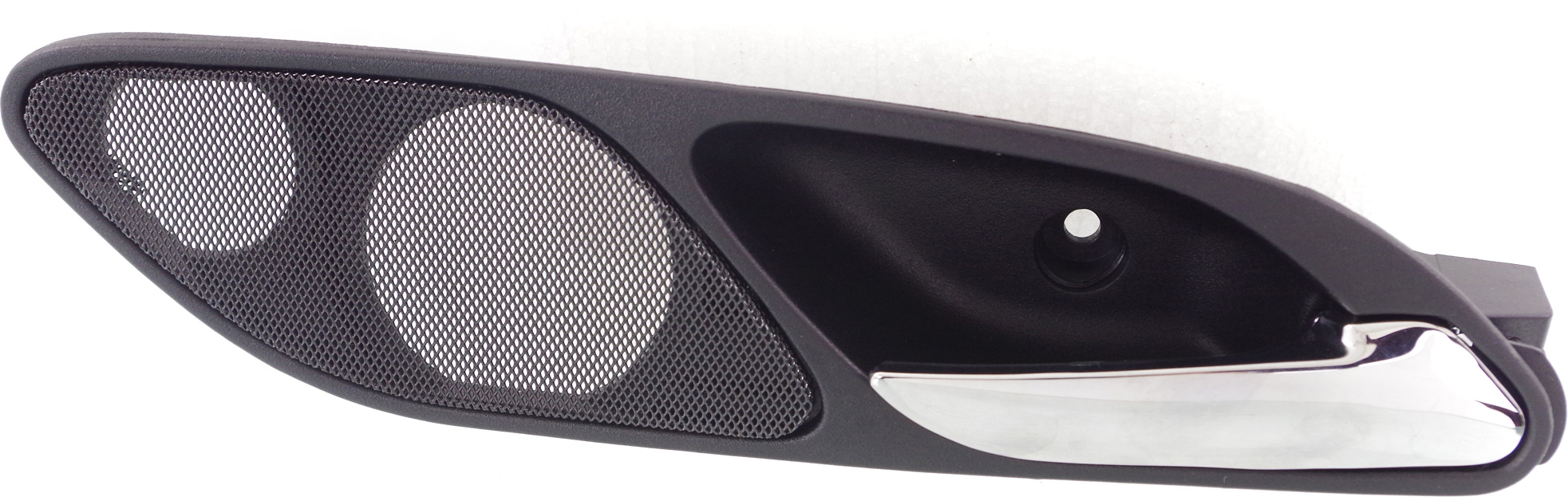 AM 3 SERIES 99-06 FRONT INTERIOR DOOR HANDLE RH Standard Sound System Chrome Black SKU B462137 Partslink BM1353105 OEM 51418222706