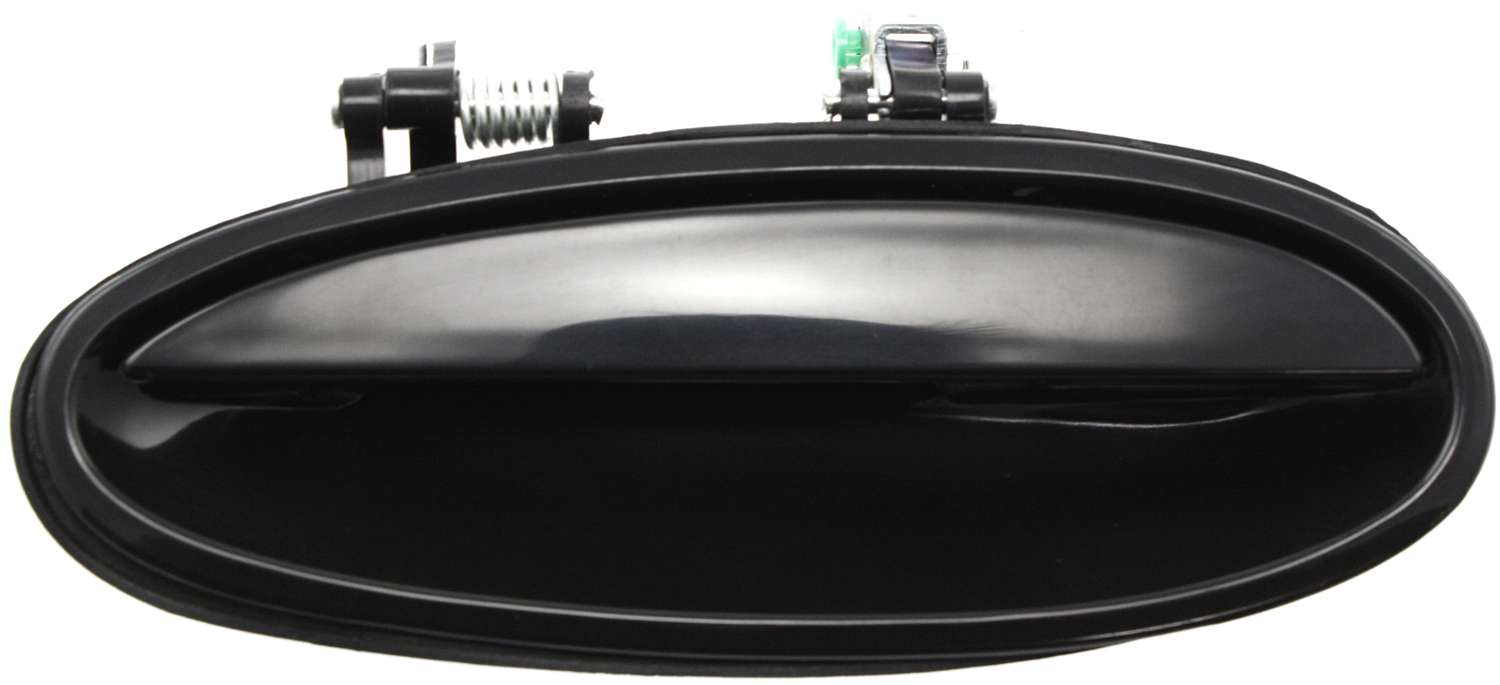 AM BONNEVILLE LESABRE 00-05 REAR EXTERIOR DOOR HANDLE LH Smooth Black Plastic SKU B491308 Partslink GM1520112 OEM 25698992