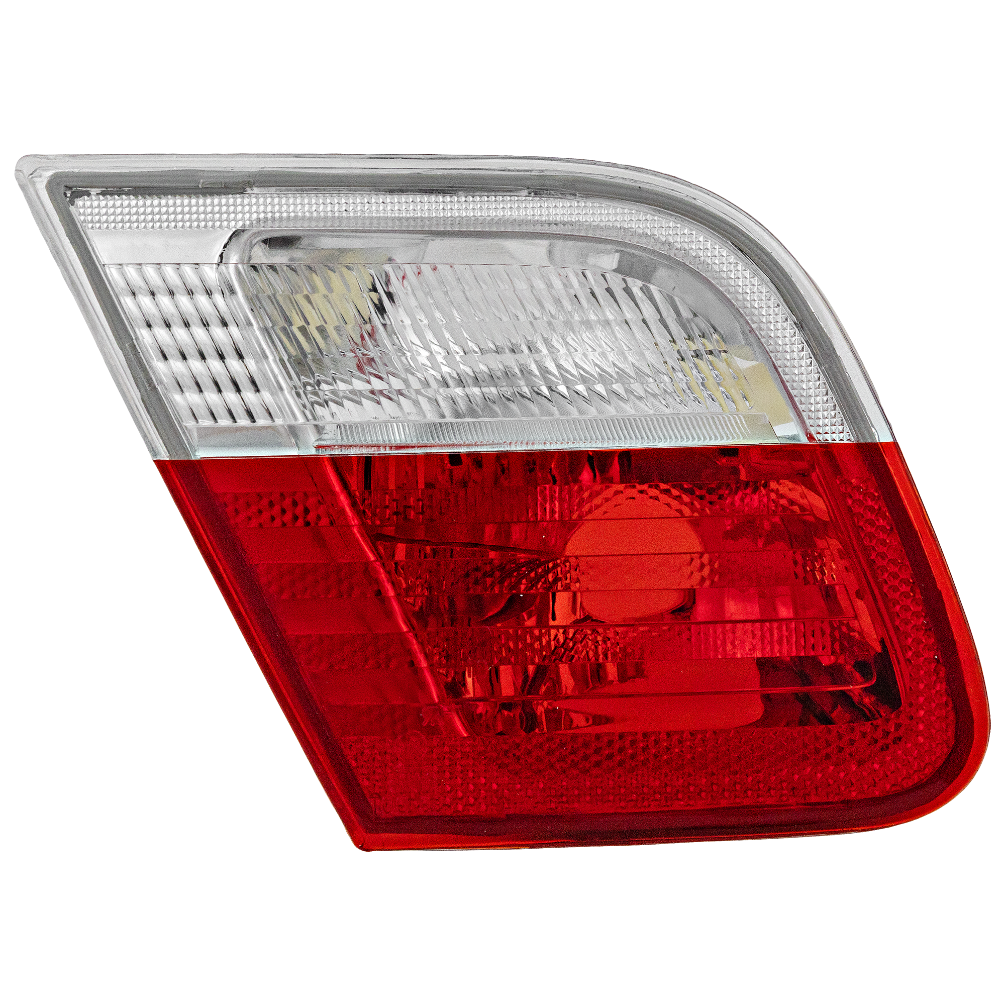 AM 3 SERIES 99-03 TAIL LAMP LH Inner Lens and Housing Halogen Clear and Red Lens Convertible Coupe To 3-03 SKU B730102 Partslink BM2882102 OEM 63218364727