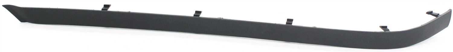 AM 5 SERIES 97-00 REAR BUMPER MOLDING LH Outer Textured Plastic Sedan SKU B763706 Partslink BM1158103 OEM 51128159377