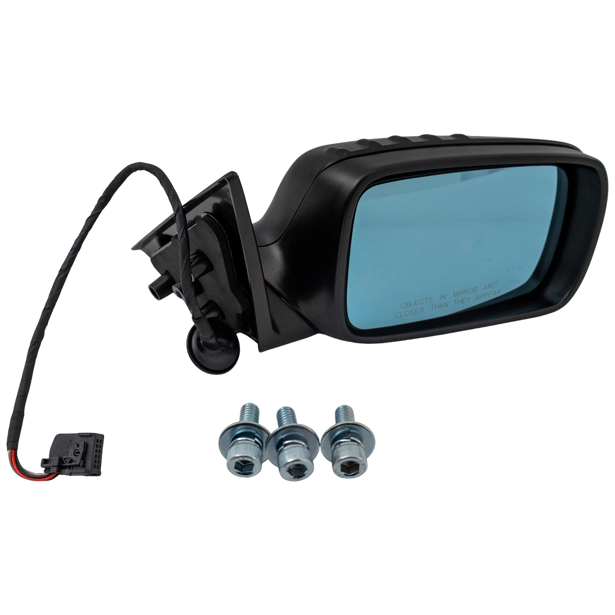 AM 3 SERIES 99-03 MIRROR RH Power Manual Folding Heated Paintable w Memory Convertible Coupe SKU BM47ER Partslink BM1321135 OEM 51167003452