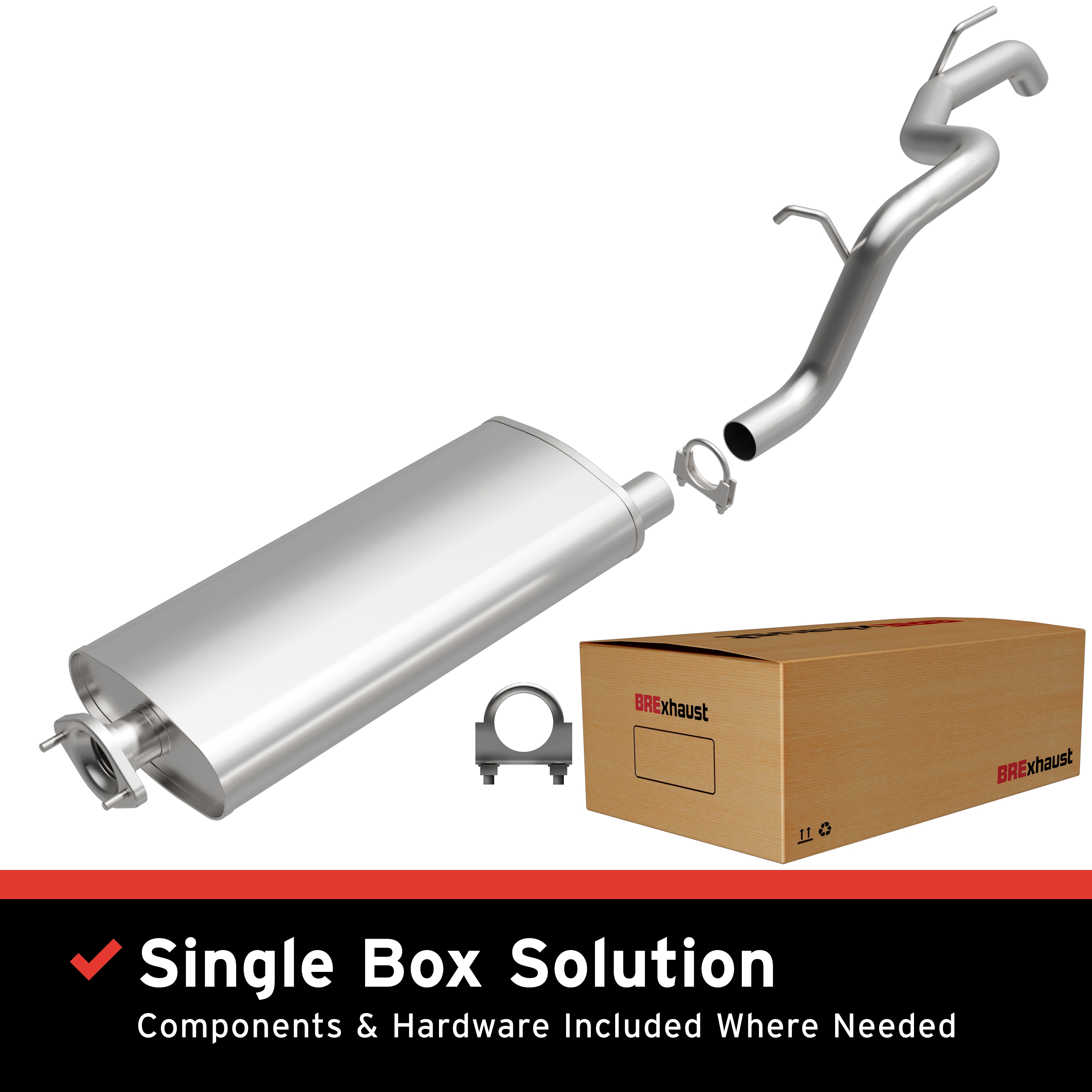 AM Direct Fit Stainless�Exhaust SKU BO1060012 OEM 56022957AA 52101120AD 52101120