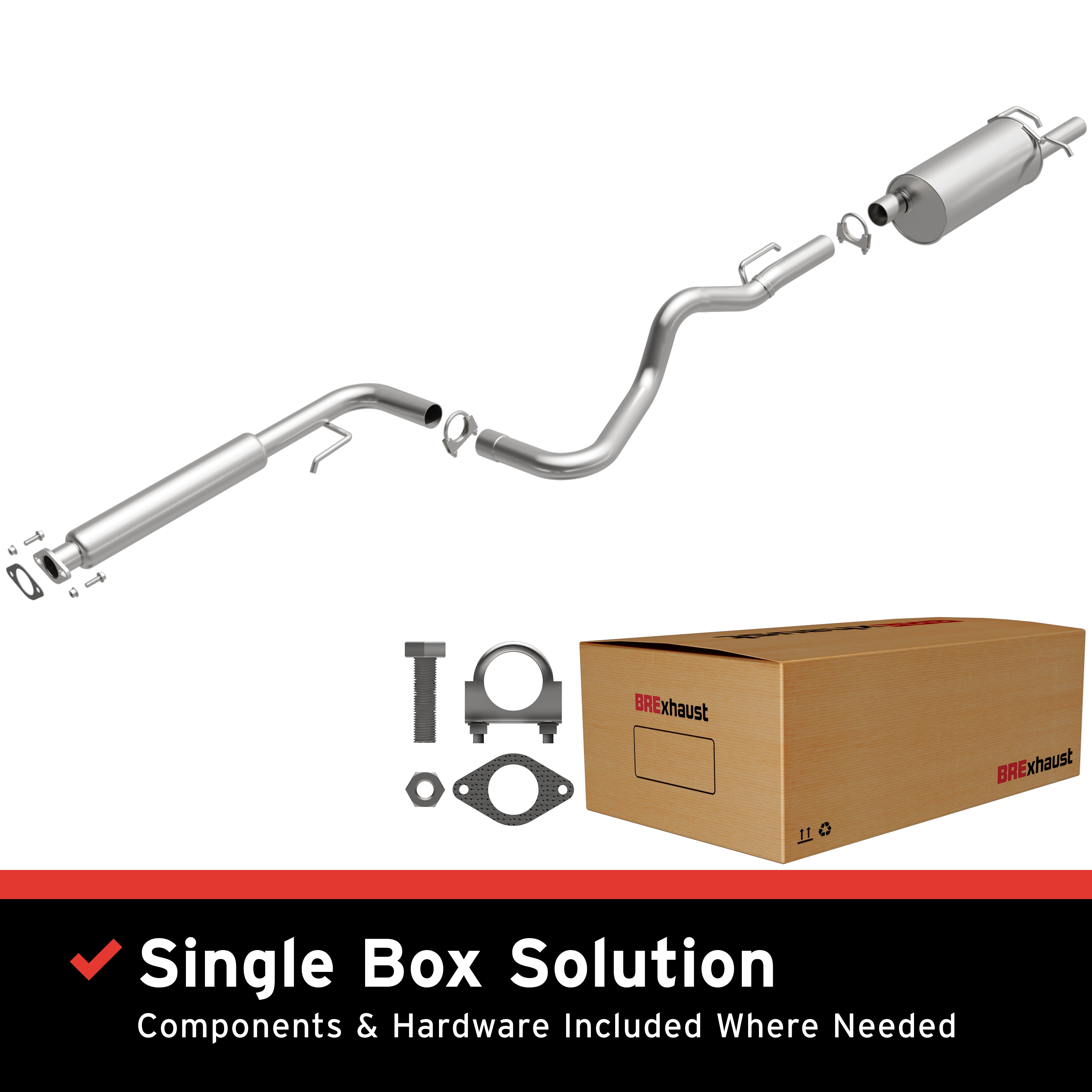 AM Stainless Steel Direct Fit�Exhaust SKU BO1060019 OEM 15288107-15215426-15819460
