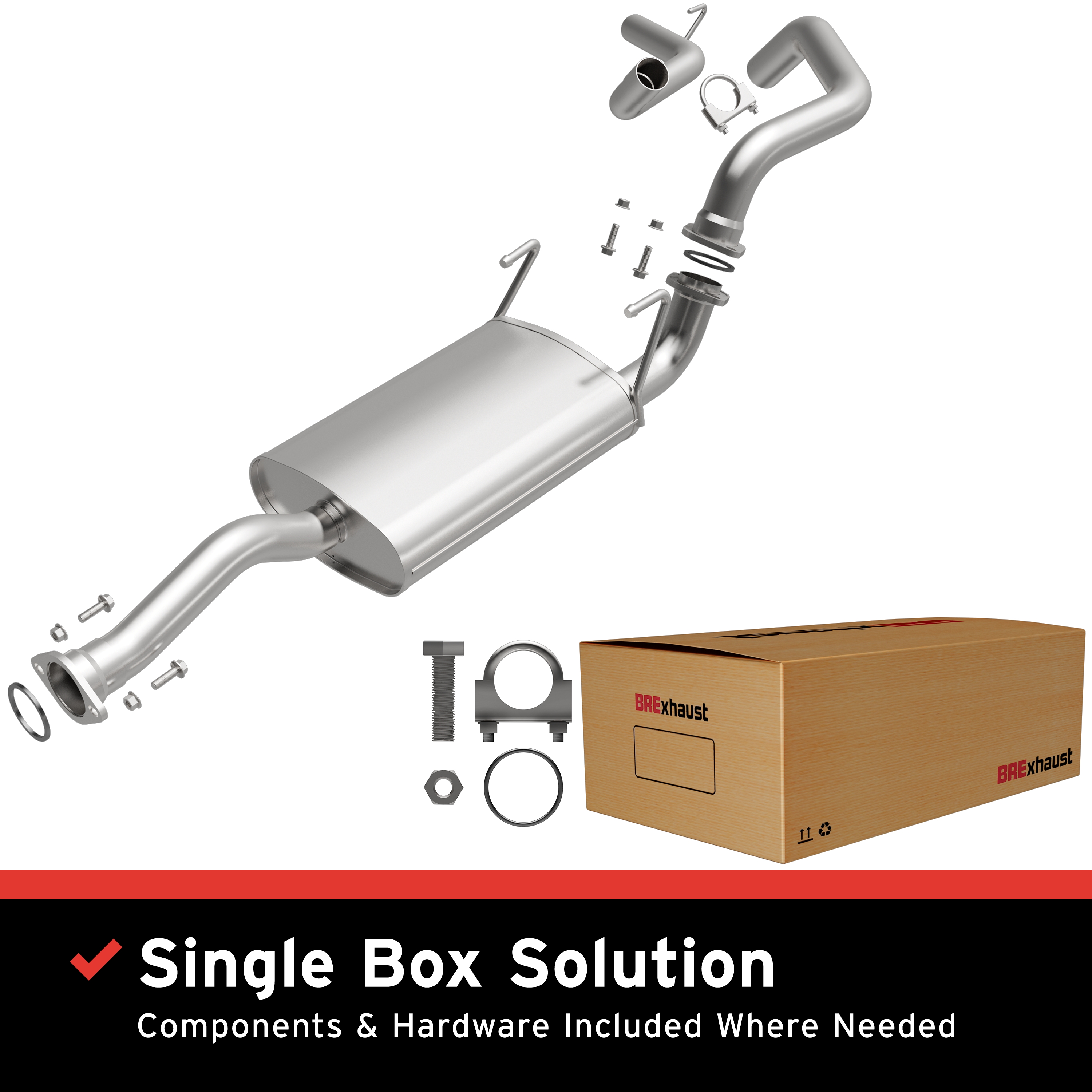 AM Direct Fit Stainless�Exhaust SKU BO1060022 OEM 1740375150-1740362170-17405620
